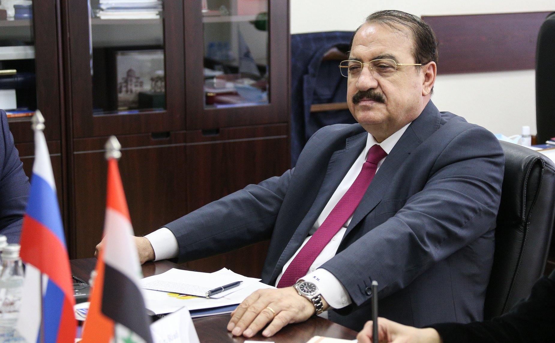 Встреча Олега Мельниченко с делегацией Сирийской Арабской Республики