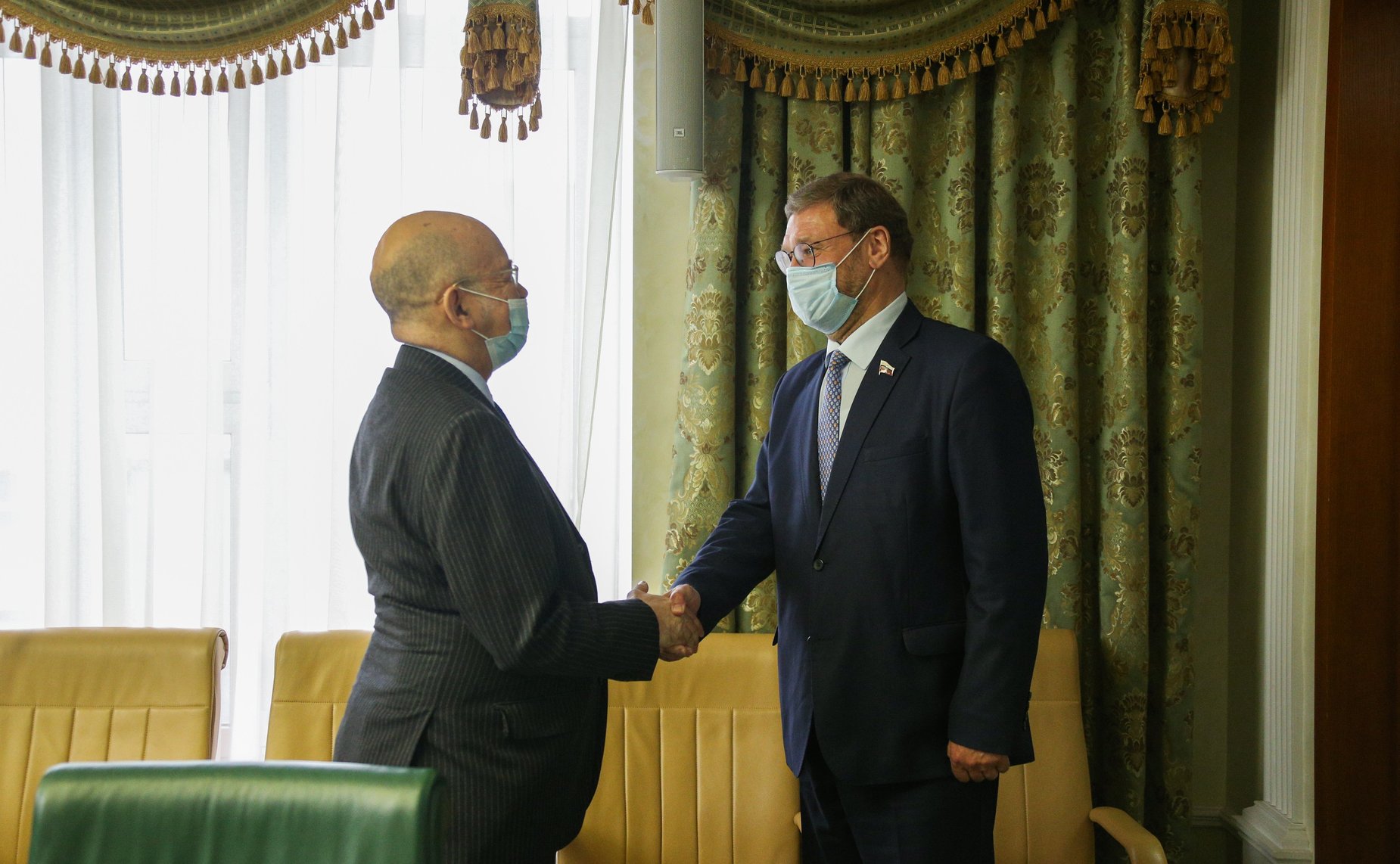 Встреча Константина Косачева с Чрезвычайным и Полномочным Послом Франции