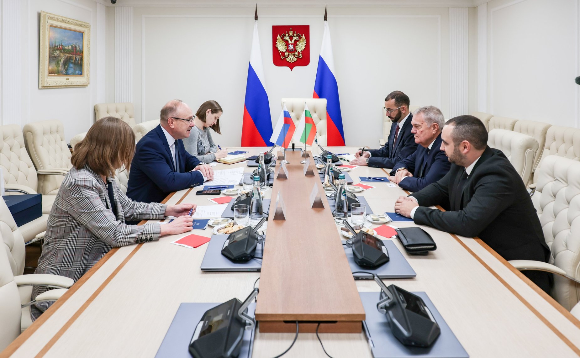 Встреча Василия Иконникова с политическими деятелями Республики Болгария