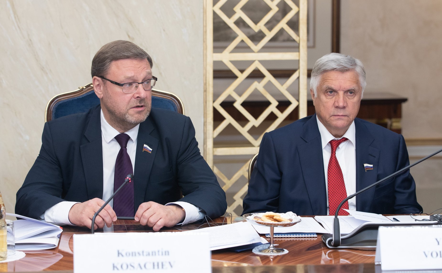 Константин Косачев и Юрий Волков