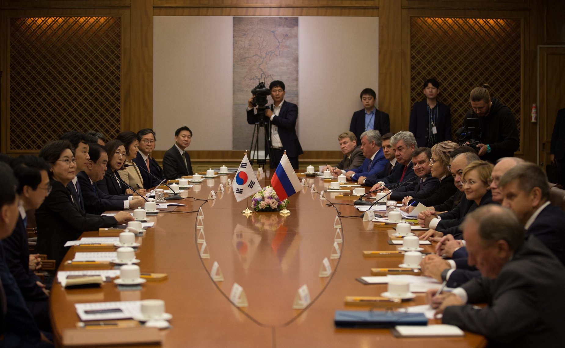 Встреча Председателя Совета Федерации В. Матвиенко с Председателем Национального собрания Республики Корея Мун Хи Саном