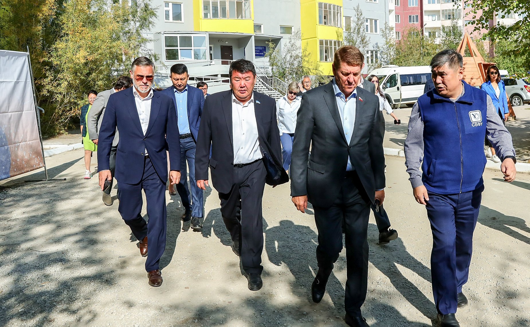 Сенаторы РФ в рамках выездного совещания Комитета СФ по федеративному устройству, региональной политике, местному самоуправлению и делам Севера посетили университеты и социальные объекты