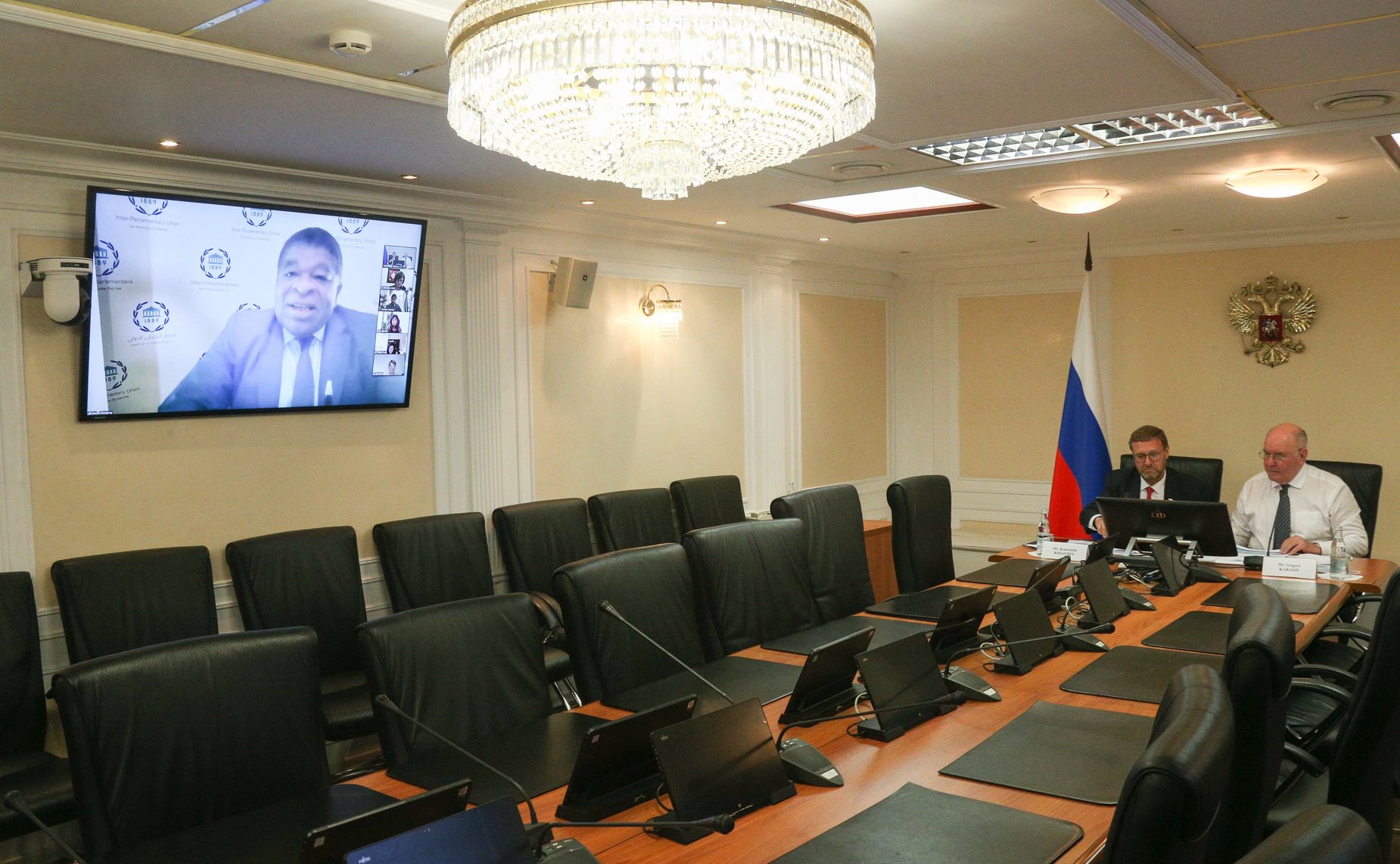 Видеоконференция по обсуждению вопросов подготовки Всемирной конференции по межкультурному и межрелигиозному диалогу