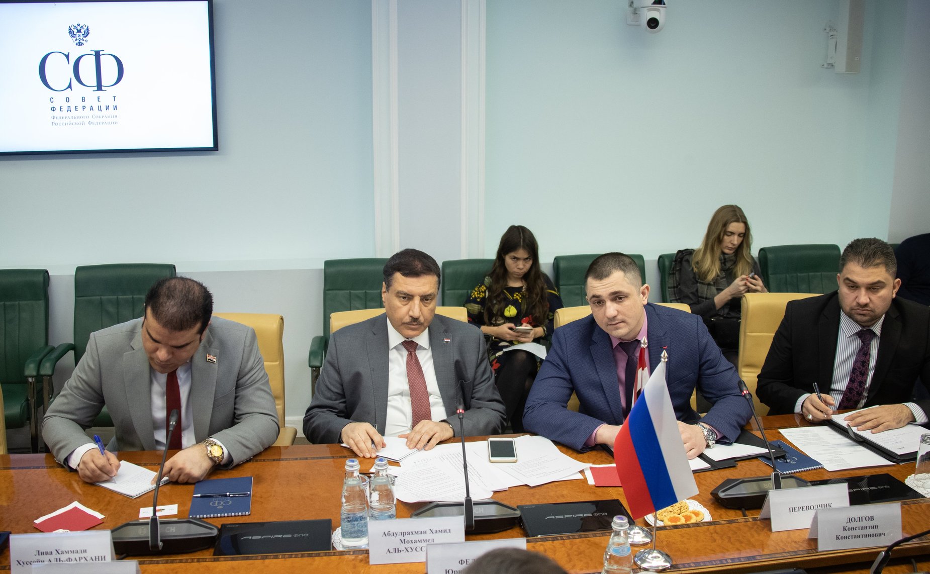 Встреча Юрия Федорова с Чрезвычайным и Полномочным Послом Республики Ирак в РФ Абдулрахманом Хамидом Мохаммедом Аль-Хуссайни