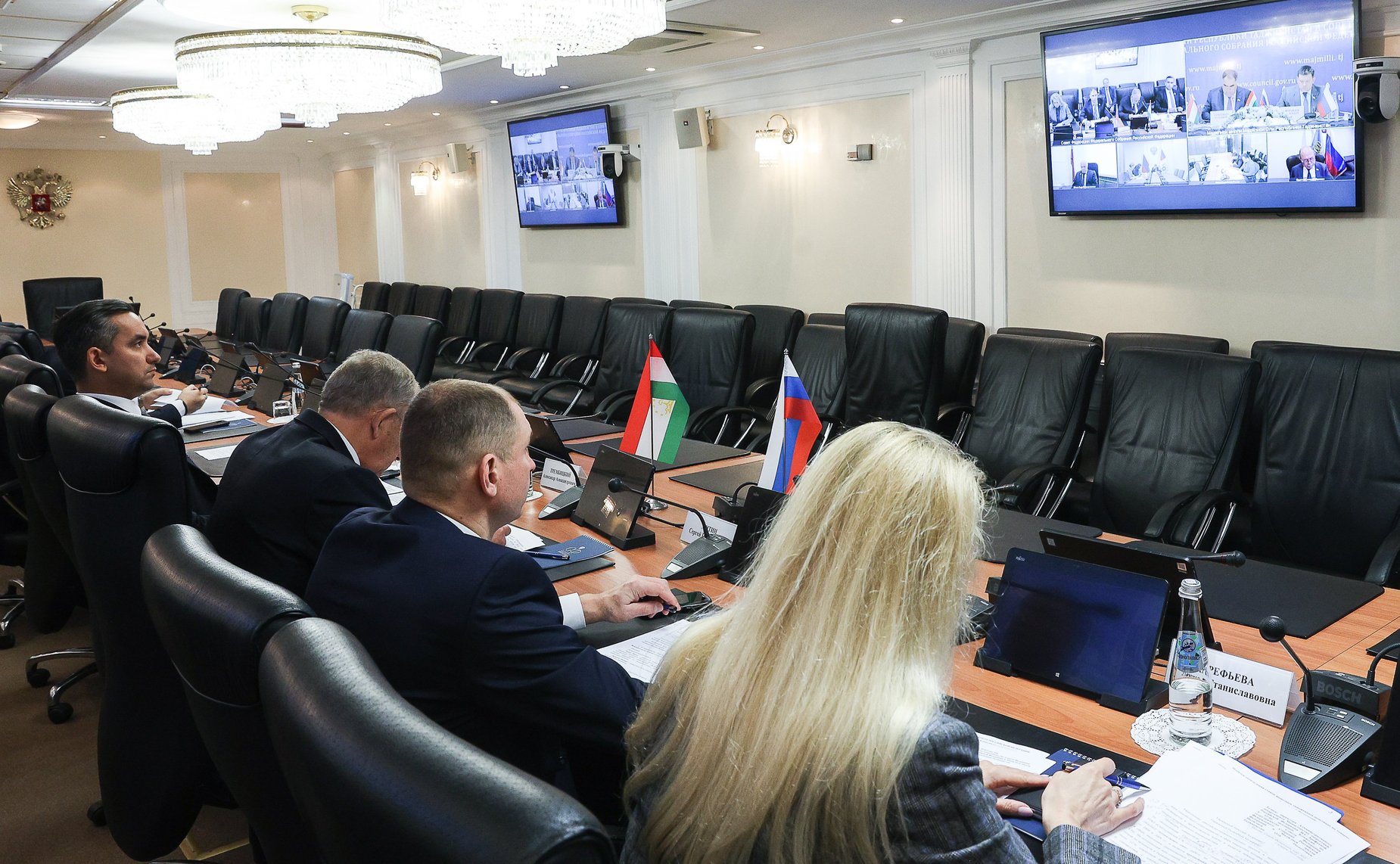 12-е заседание Комиссии по сотрудничеству Совета Федерации ФС РФ и Маджлиси милли Маджлиси Оли Республики Таджикистан