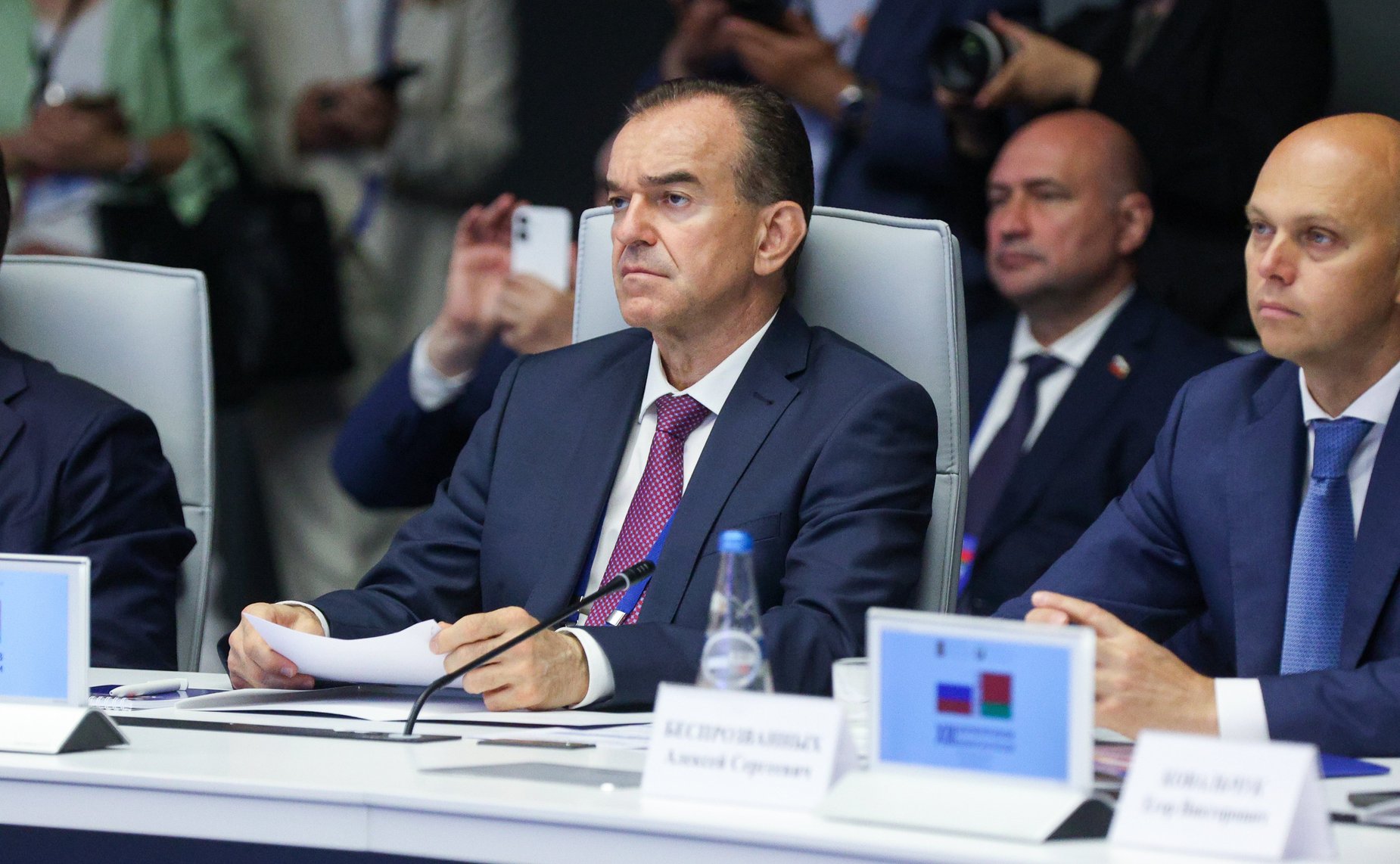 Встреча Председателя СФ Валентины Матвиенко и Председателя Совета Республики Национального собрания Республики Беларусь Натальи Кочановой с руководителями российских и белорусских регионов
