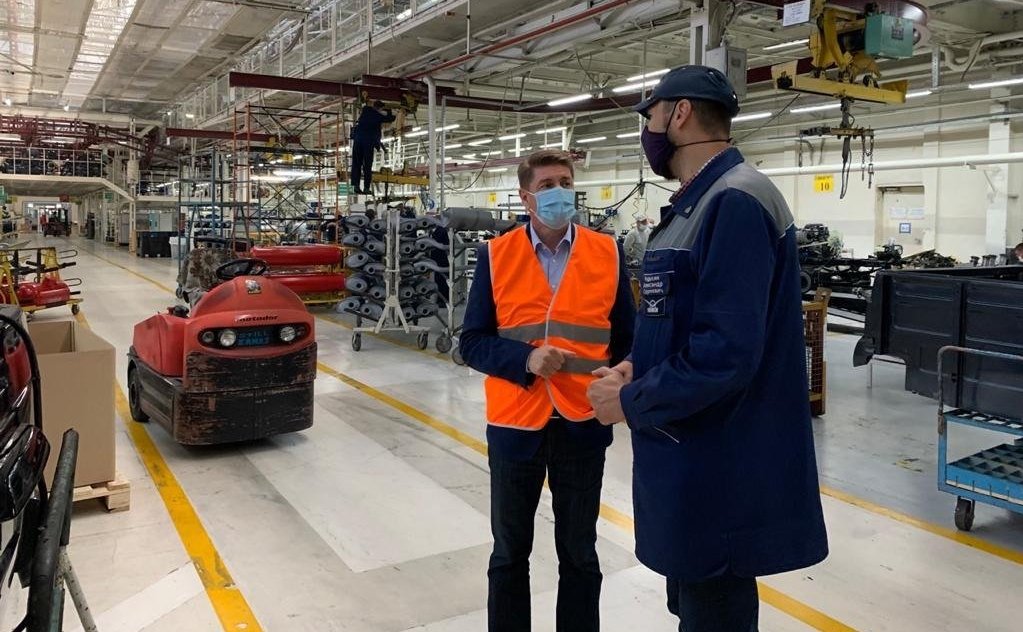 Андрей Шевченко в рамках рабочей поездки посетил Ульяновский автомобильный завод