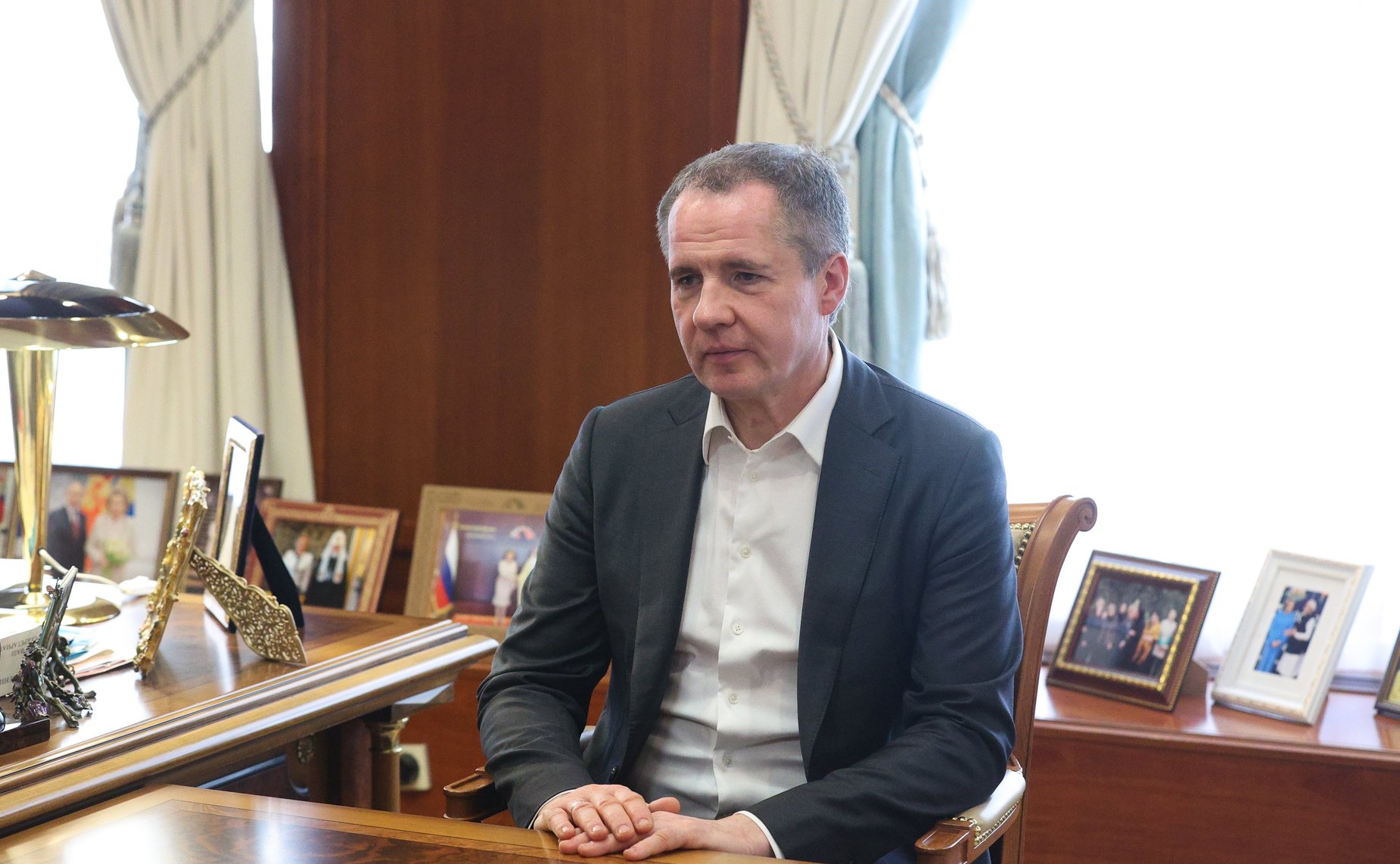 Встреча Председателя Совета Федерации Валентины Матвиенко с губернатором Белгородской области Вячеславом Гладковым