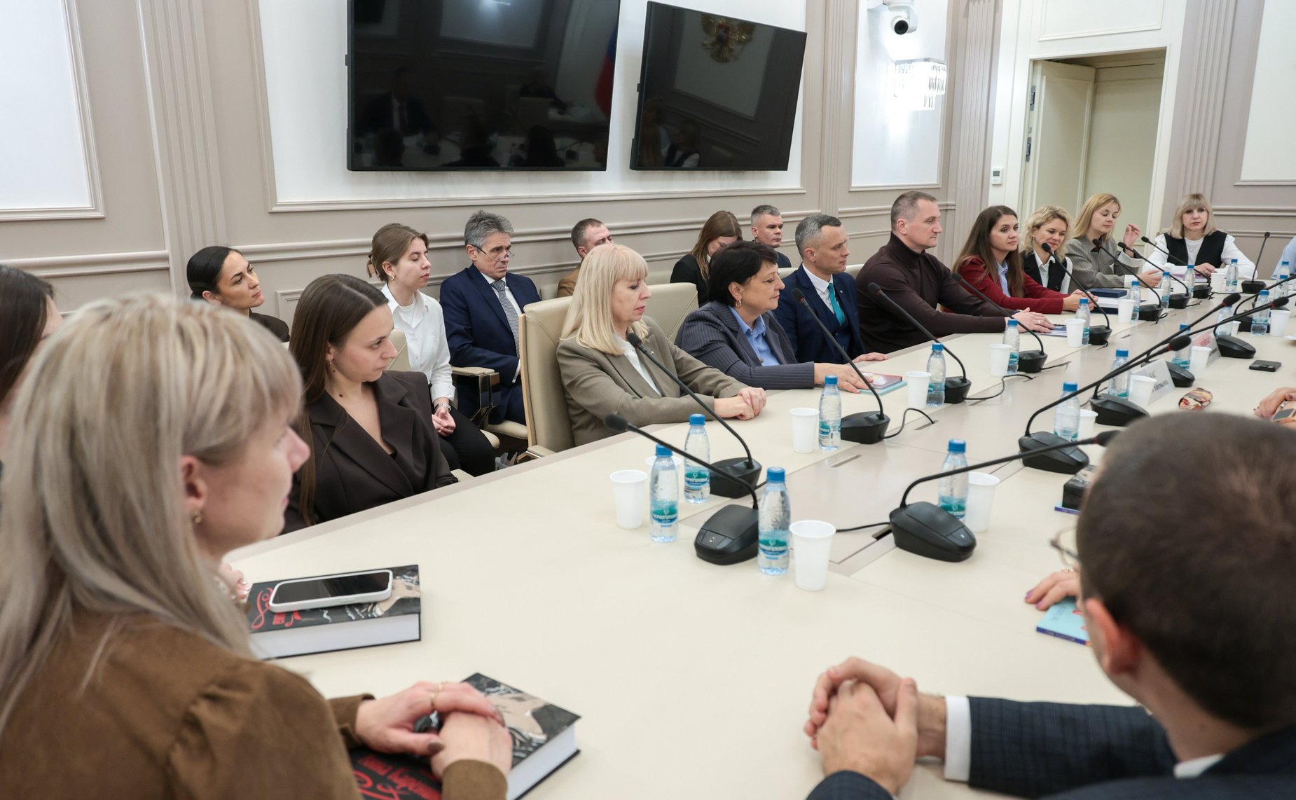 Встречи сенаторов Российской Федерации с делегацией Аппарата Народного Совета Луганской Народной Республики