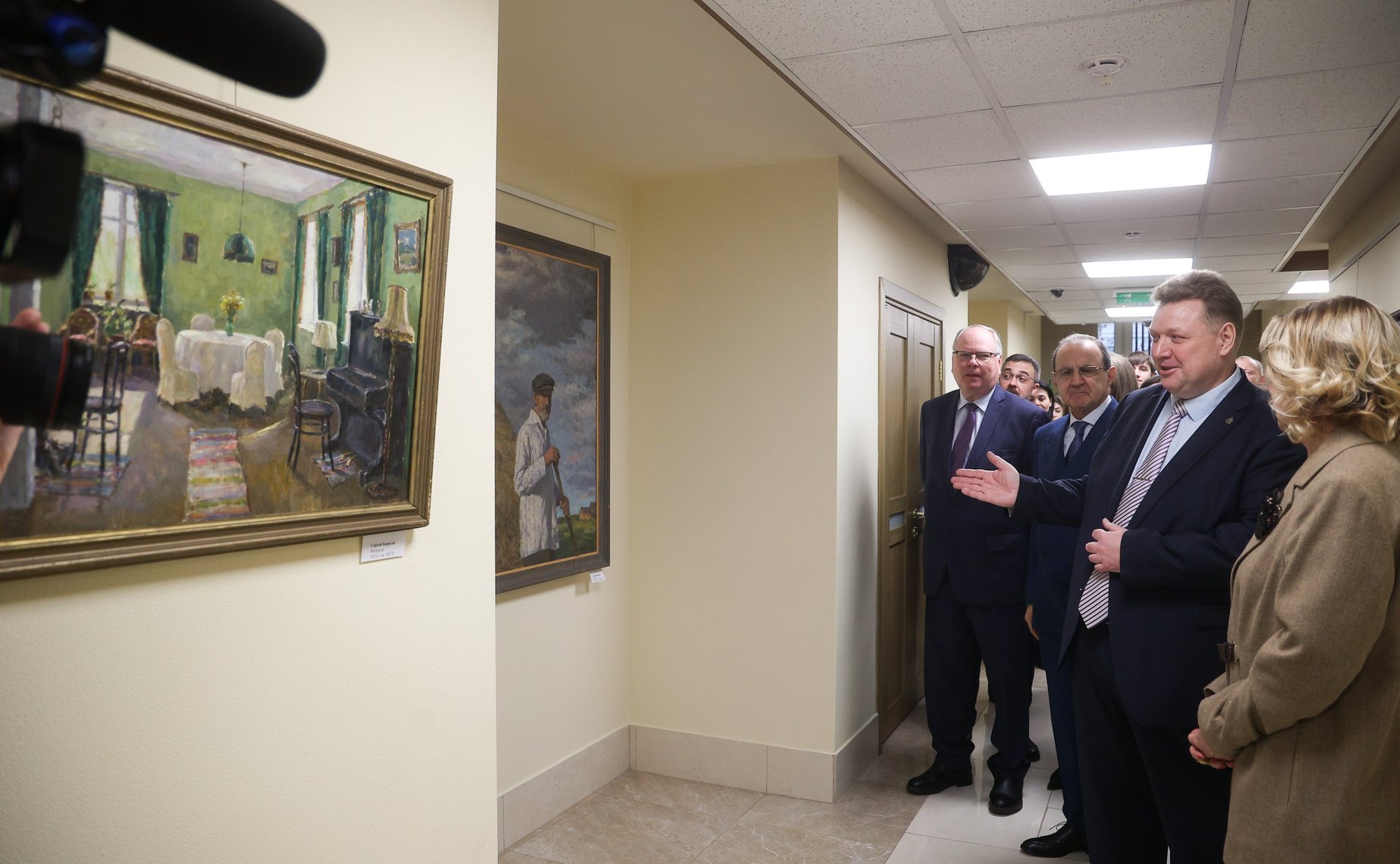 Открытие выставки члена-корреспондента Российской академии художеств Сергея Борисова «Край ты мой родной»