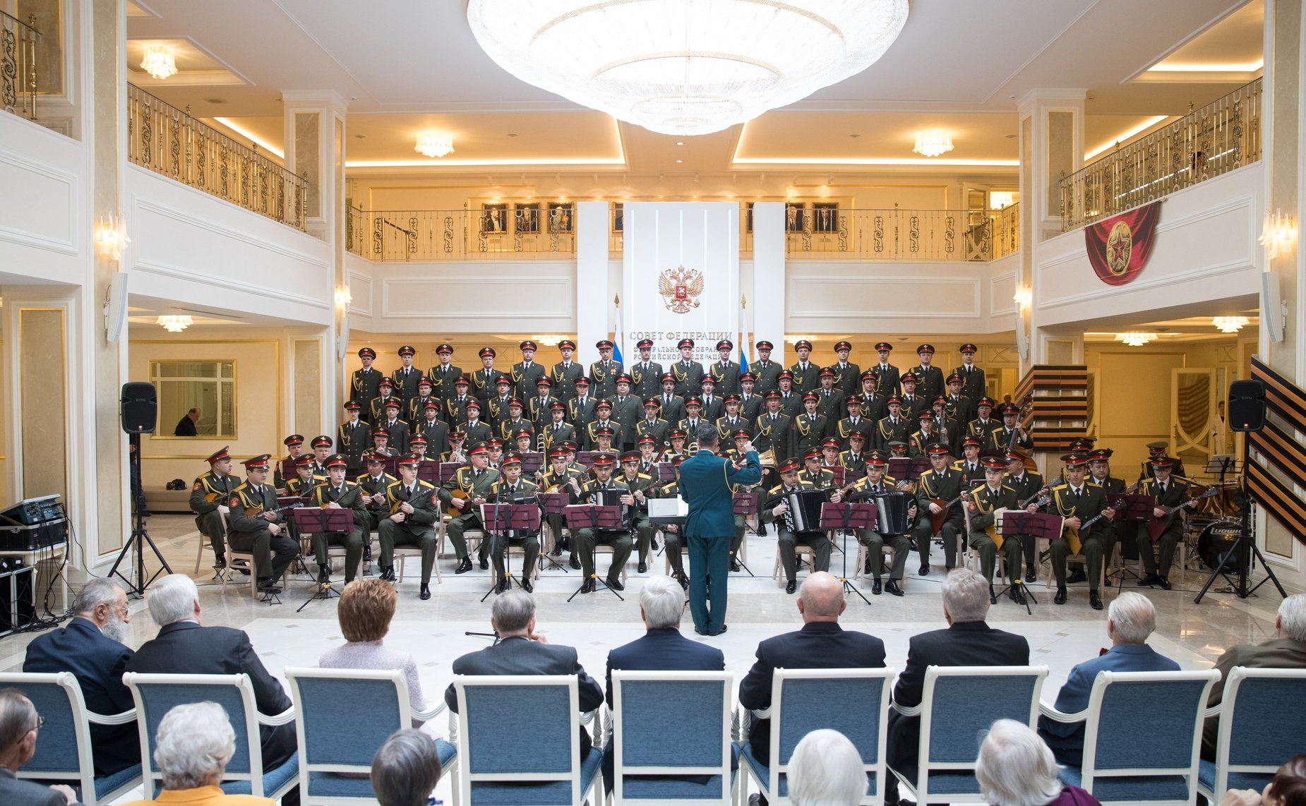 В Совете Федерации состоялся Торжественный концерт ансамбля песни и пляски российской Армии им. А.В. Александрова