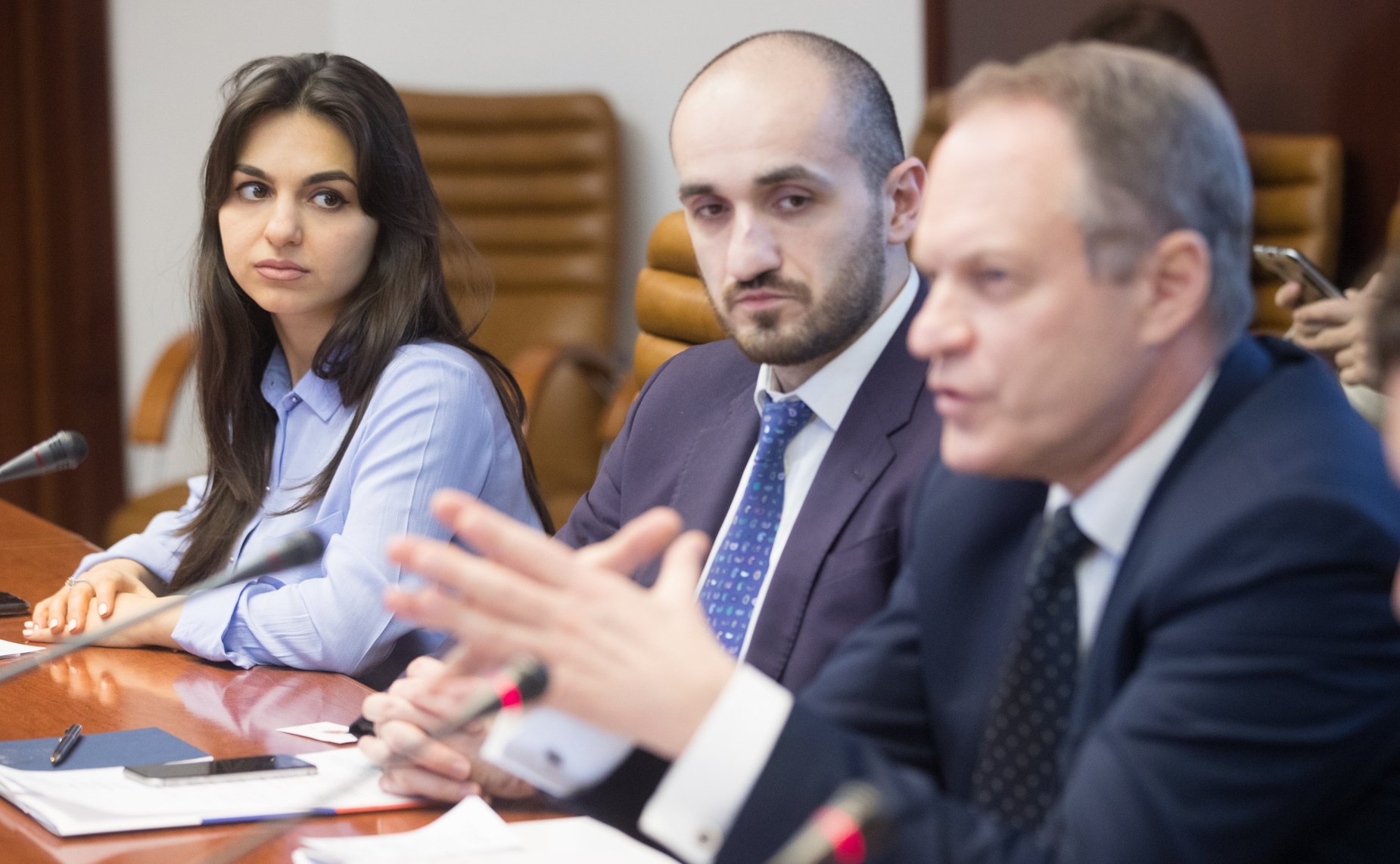 Встреча А. Башкина с ректором Туринского университета Д. Айани