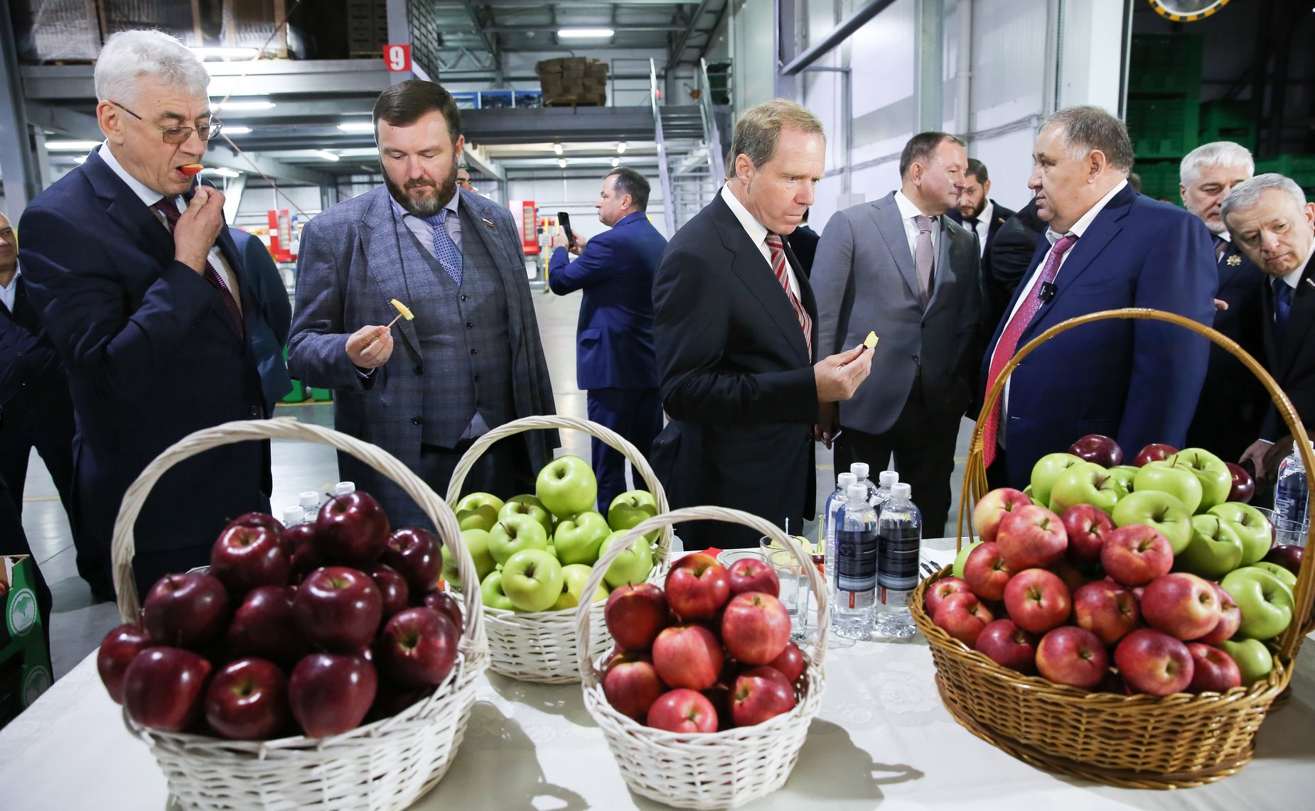 Члены Комитета СФ посетили сельскохозяйственные предприятия –тепличный комплекс и компанию, специализирующуюся на выращивании яблок