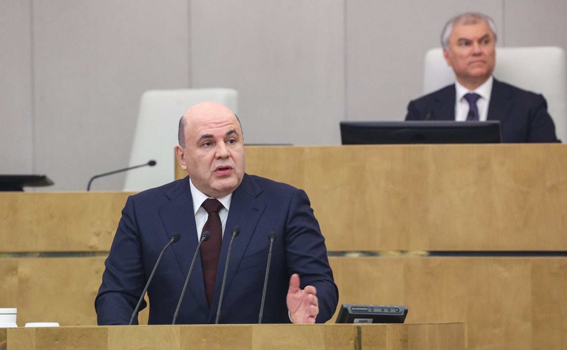 Валентина Матвиенко приняла участие в заседании Государственной Думы, на котором с докладом о работе Правительства РФ выступил Михаил Мишустин