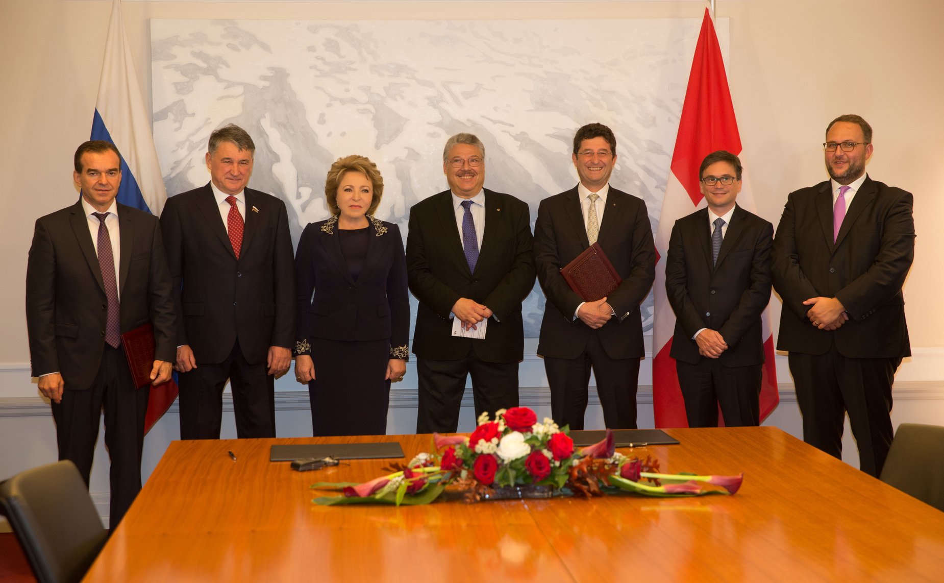 Делегация СФ приняла участие в церемонии подписания Протокола о намерениях о сотрудничестве между Краснодарским краем и кантоном Тичино