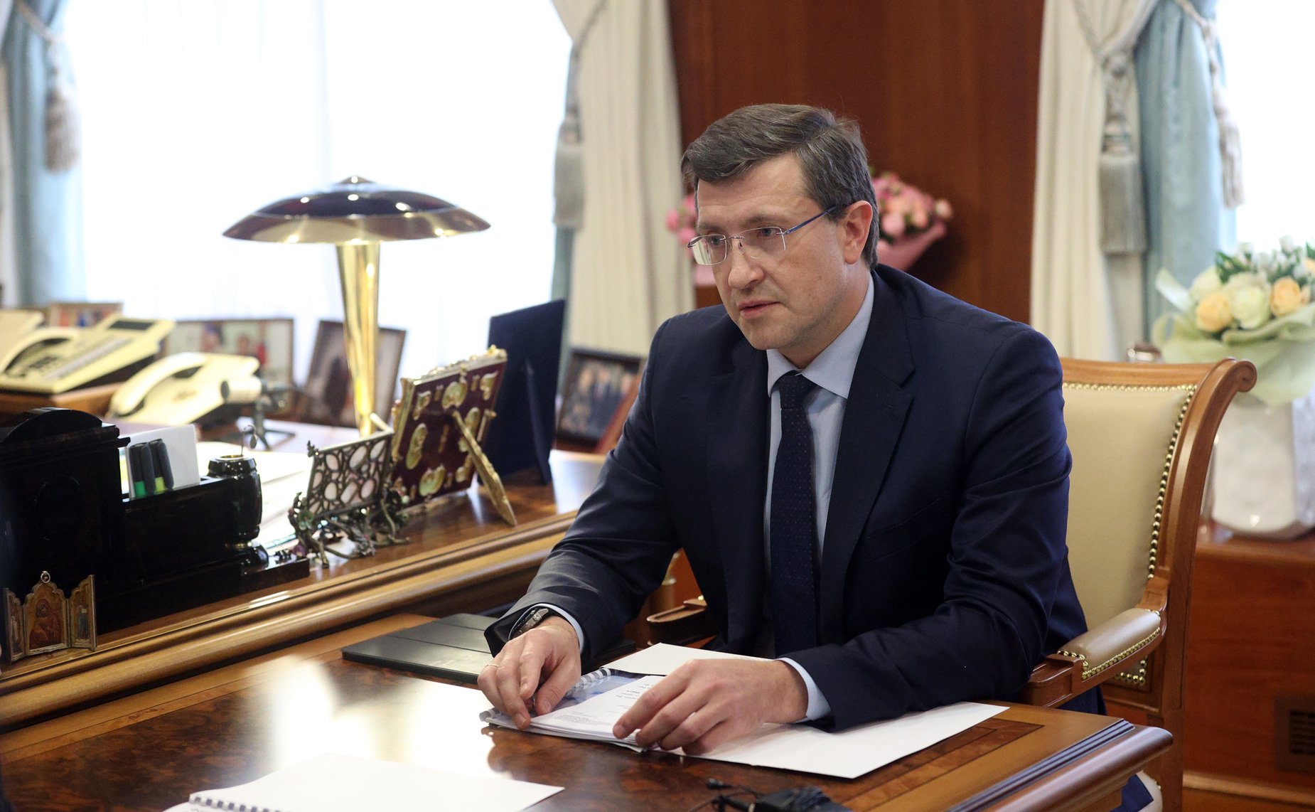 Валентина Матвиенко провела встречу с губернатором Нижегородской области Глебом Никитиным