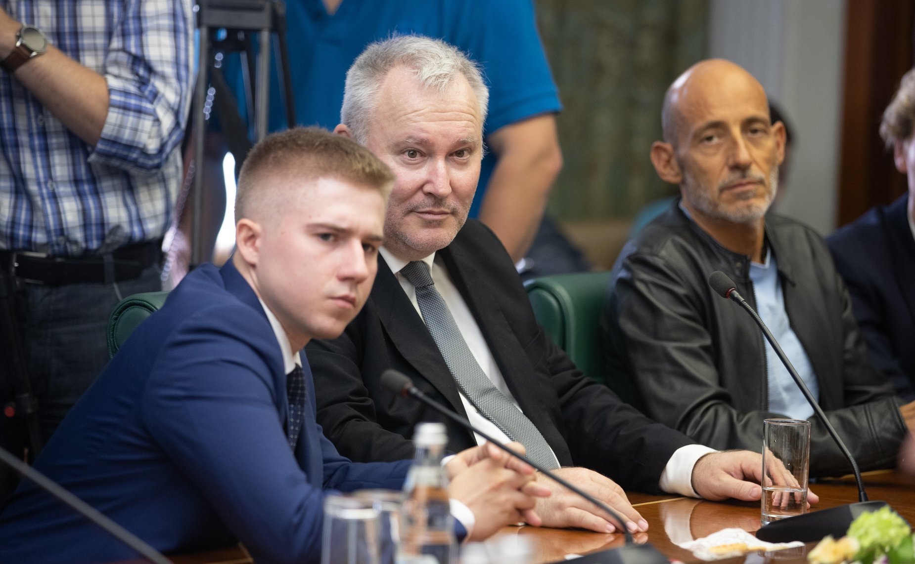 Встреча Андрея Климова с международными экспертами, прибывшими в Москву в качестве иностранных обозревателей в связи с проведением Единого дня голосования