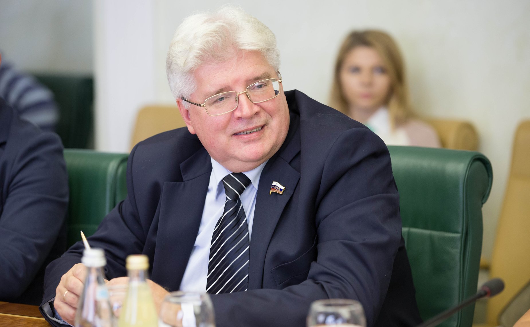 С. Щеблыгин на встрече с депутатом Национального собрания Французской республики