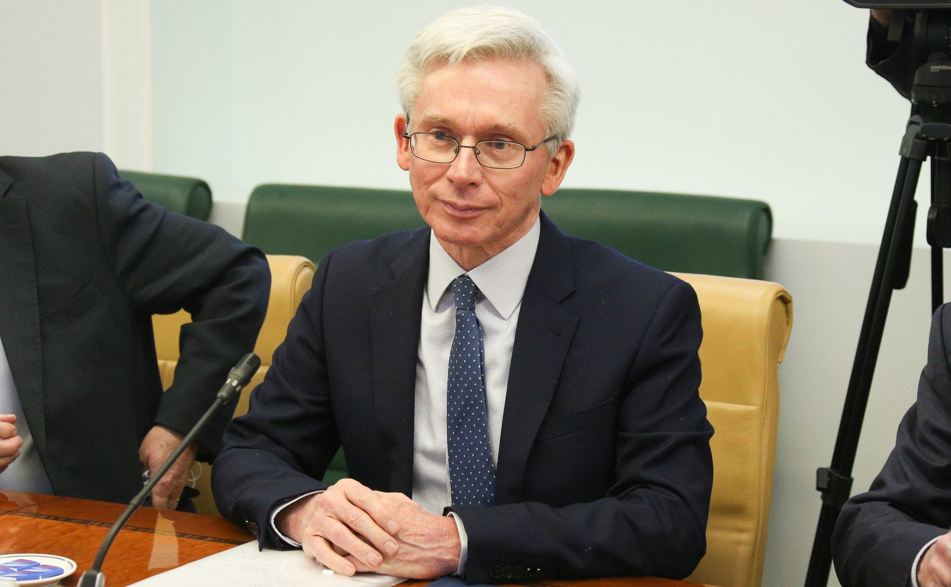 Встреча заместителя Председателя СФ Константина Косачева с делегацией Королевского объединенного института оборонных исследований