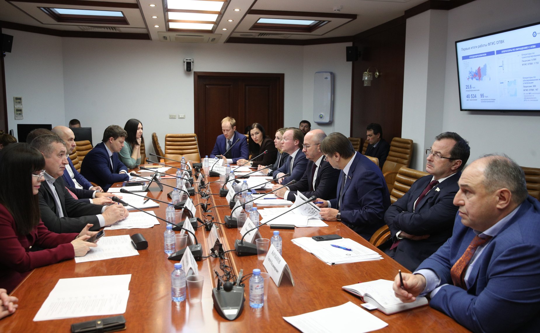 Заседание рабочей группы Комитета СФ по аграрно-продовольственной политике и природопользованию по мониторингу реализации федерального проекта «Инфраструктура для обращения с отходами I-II классов опасности»