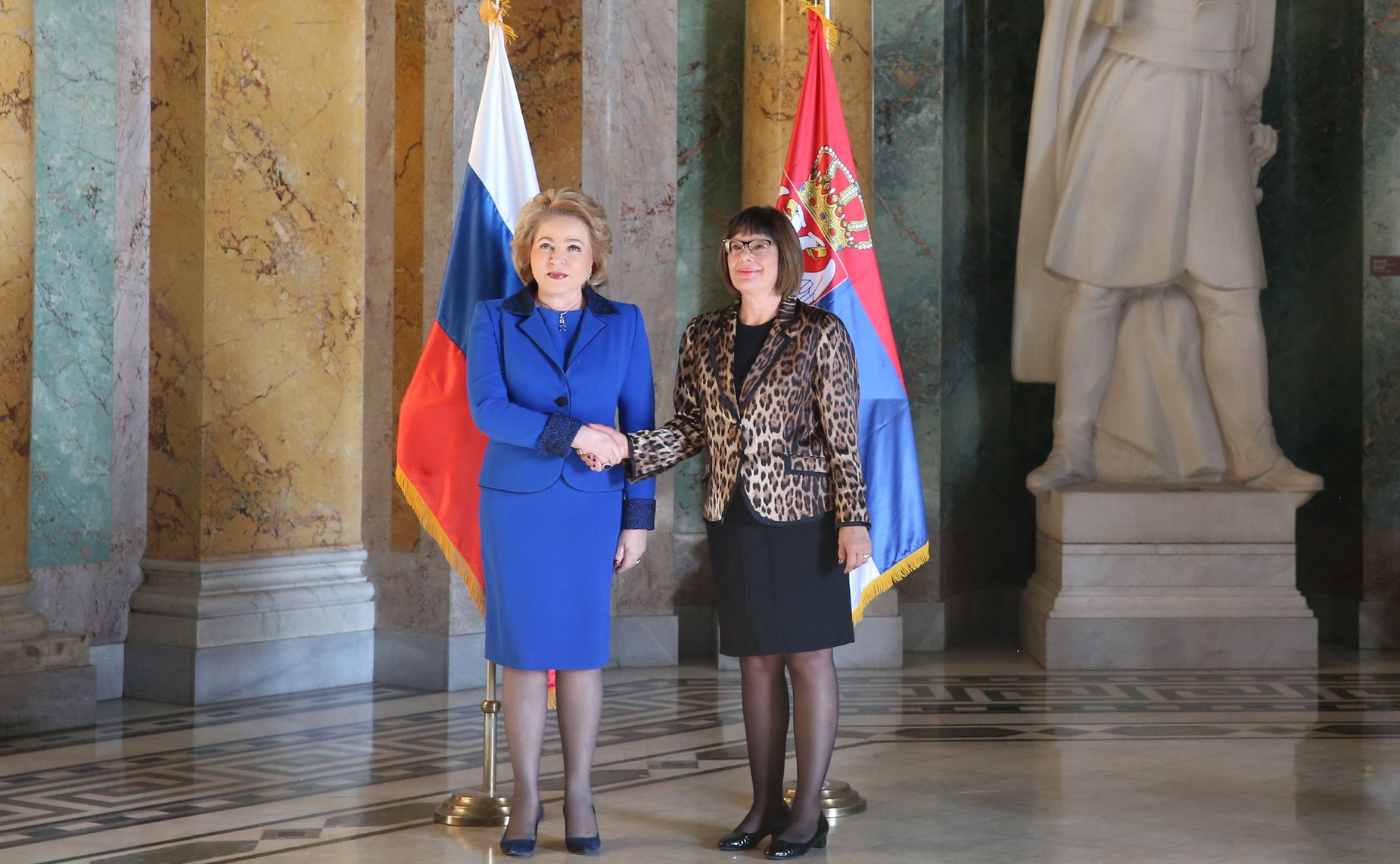 В. Матвиенко и М. Гойкович