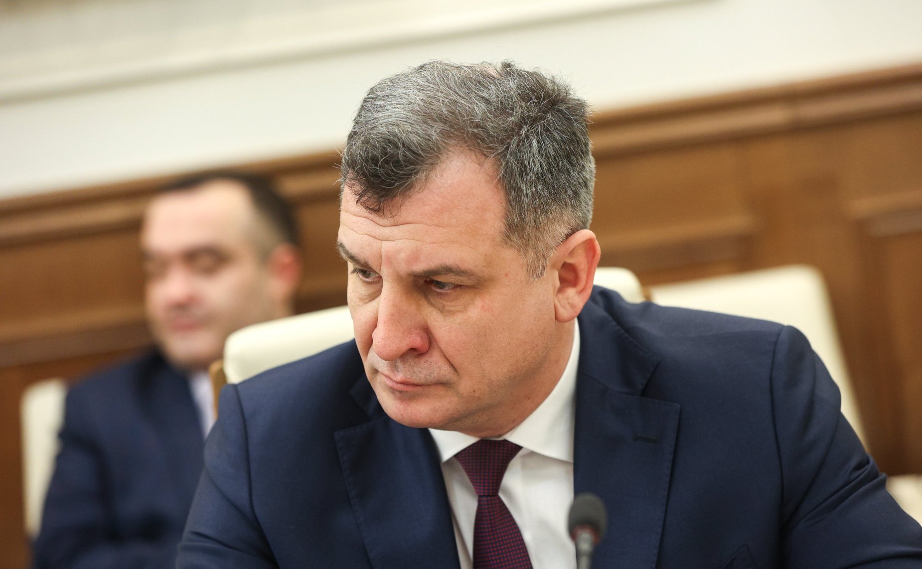 Встреча председателя Комитета Совета Федерации по обороне и безопасности Владимира Булавина и председателя Комитета Совета Федерации по международным делам Григория Карасина с Председателем Верховного Совета Приднестровской Молдавской Республики