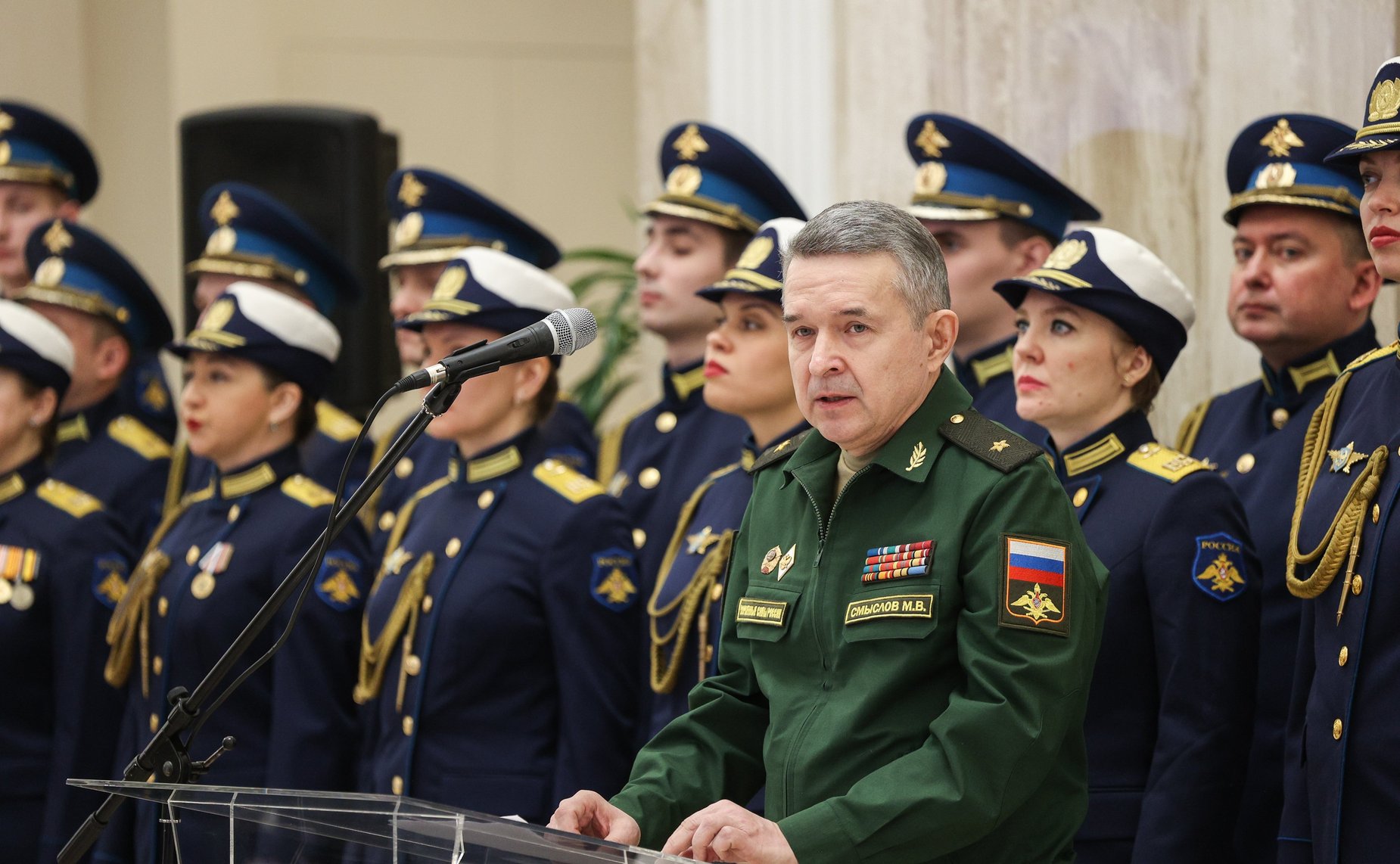 Торжественная встреча сенаторов РФ с воинами-интернационалистами, посвященная 35-й годовщине вывода советских войск с территории Республики Афганистан