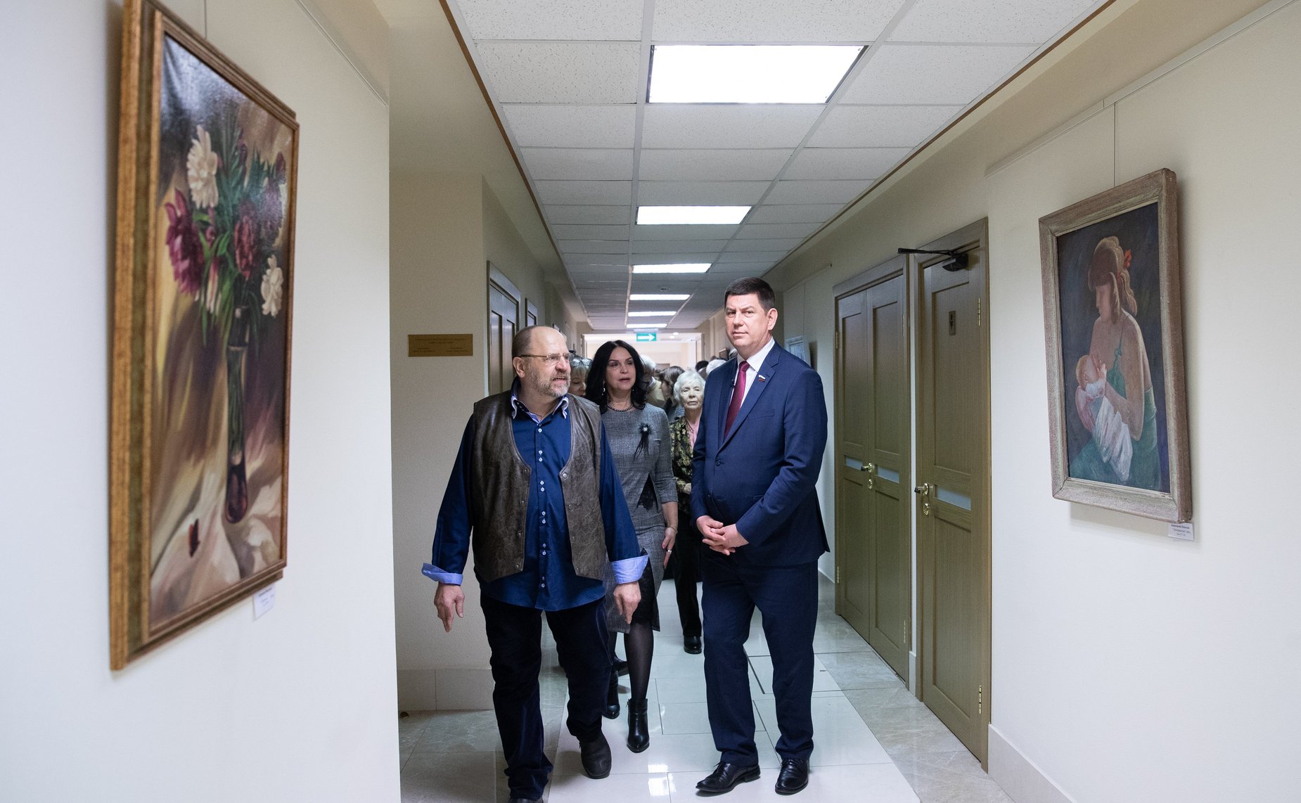 Открытие выставки Тушинского товарищества художников «С любовью к женщине» в Совете Федерации