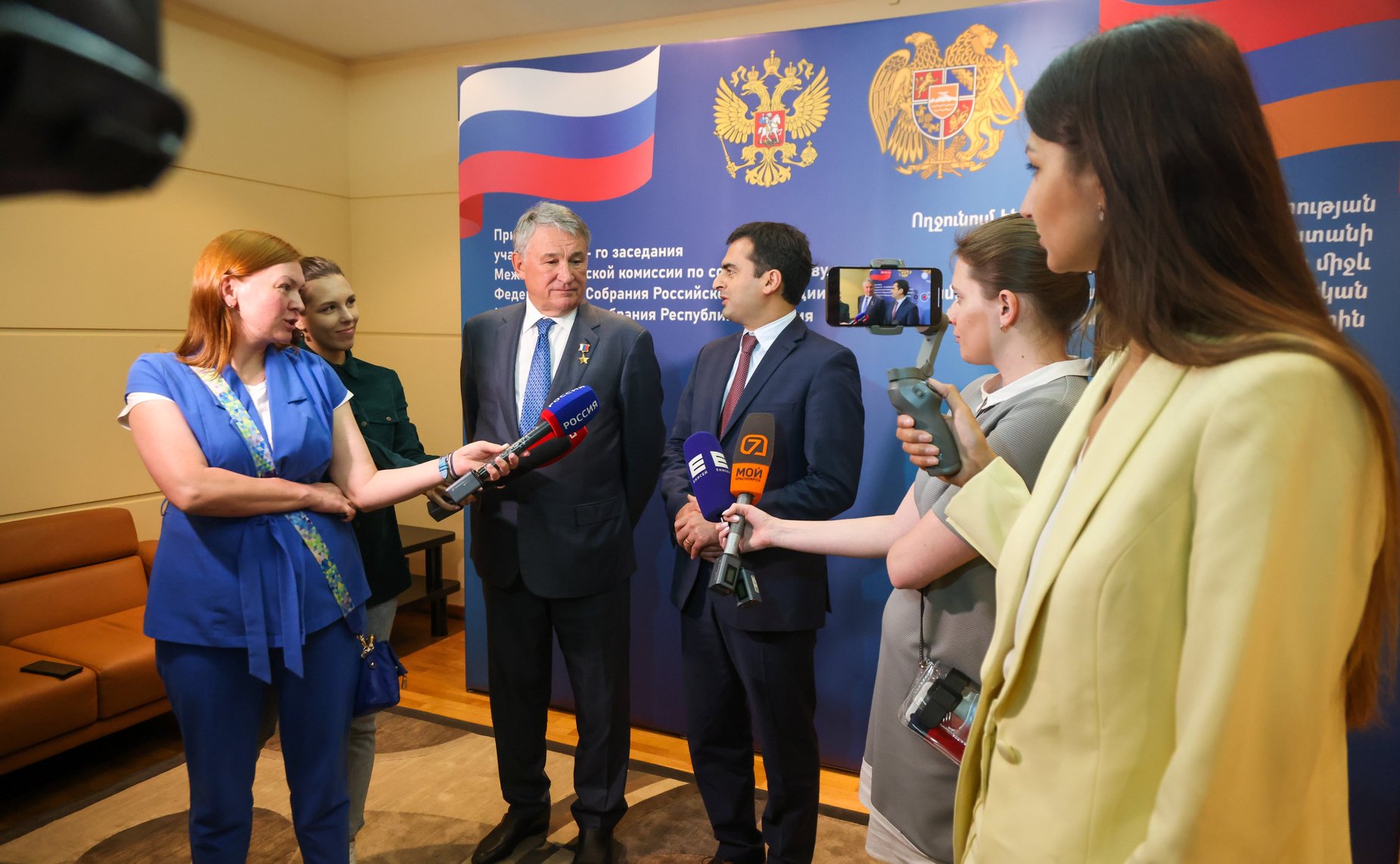 Заседание Межпарламентской комиссии по сотрудничеству Федерального Собрания РФ и Национального собрания Республики Армения