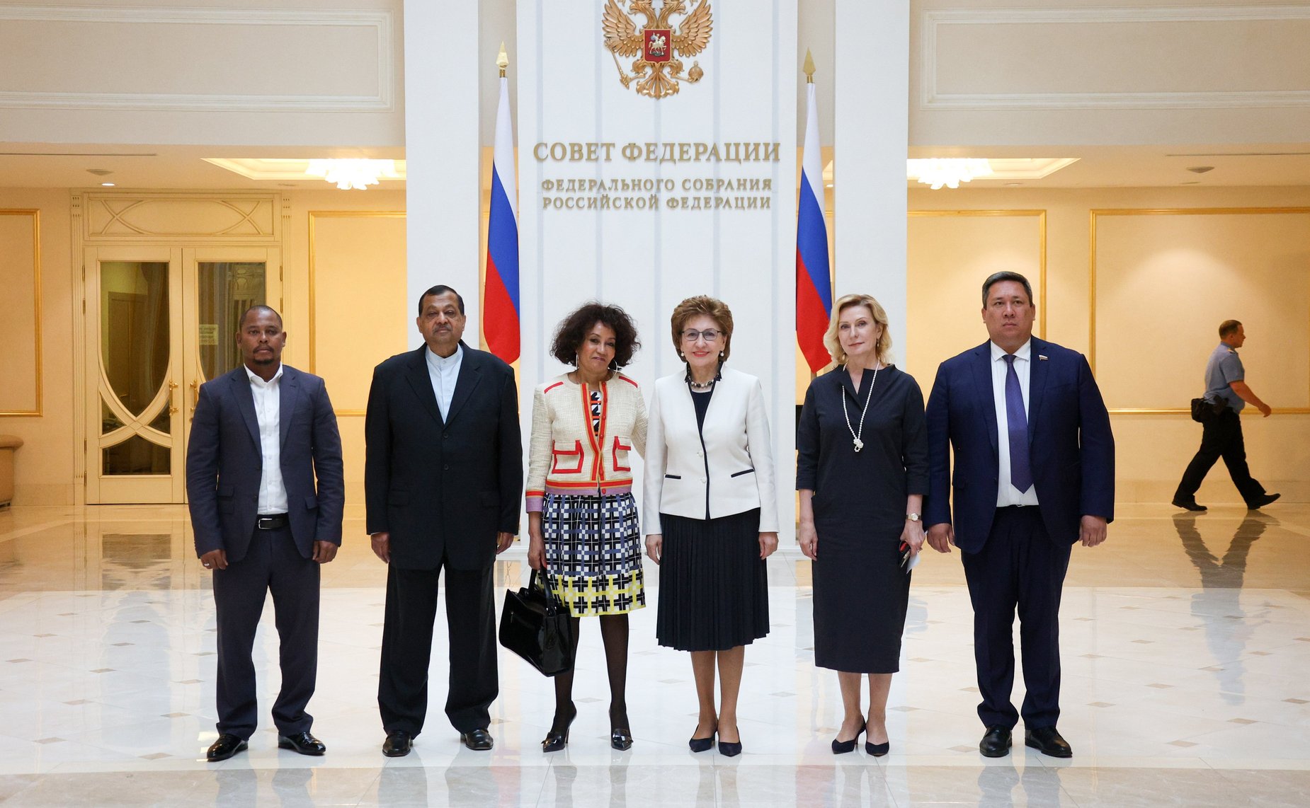 Встреча заместителя Председателя СФ Галины Кареловой с Министром туризма Южно-Африканской Республики Линдиве Сисулу