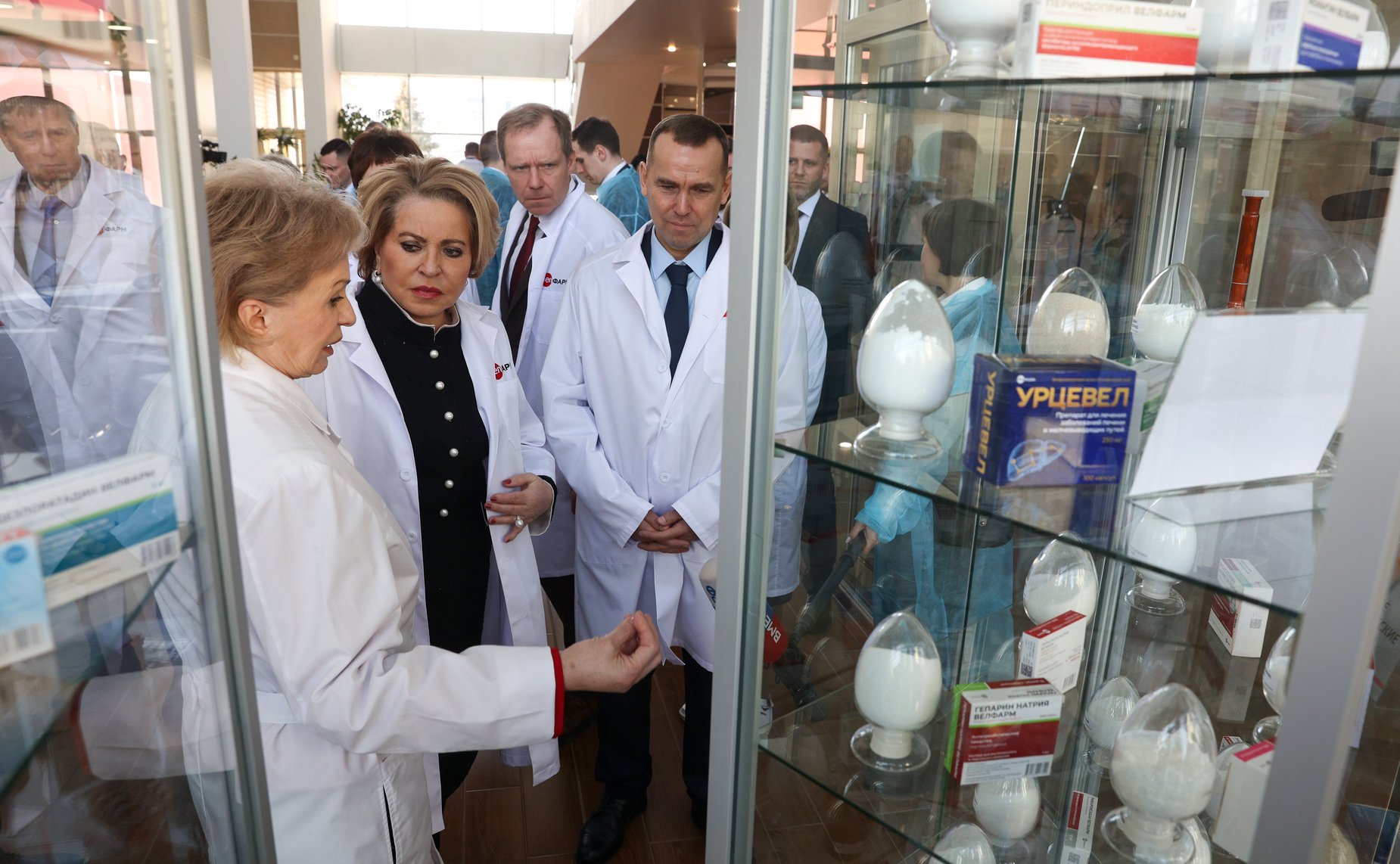 Председатель СФ Валентина Матвиенко посетила фармацевтическое предприятие «Велфарм»