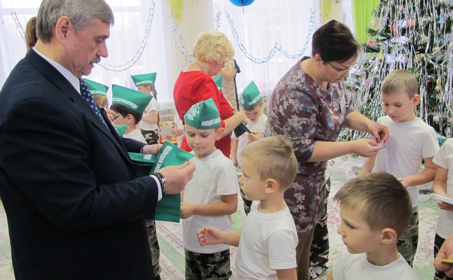 М. Козлов посетил детский сад №5 «Улыбка» города Волгореченска