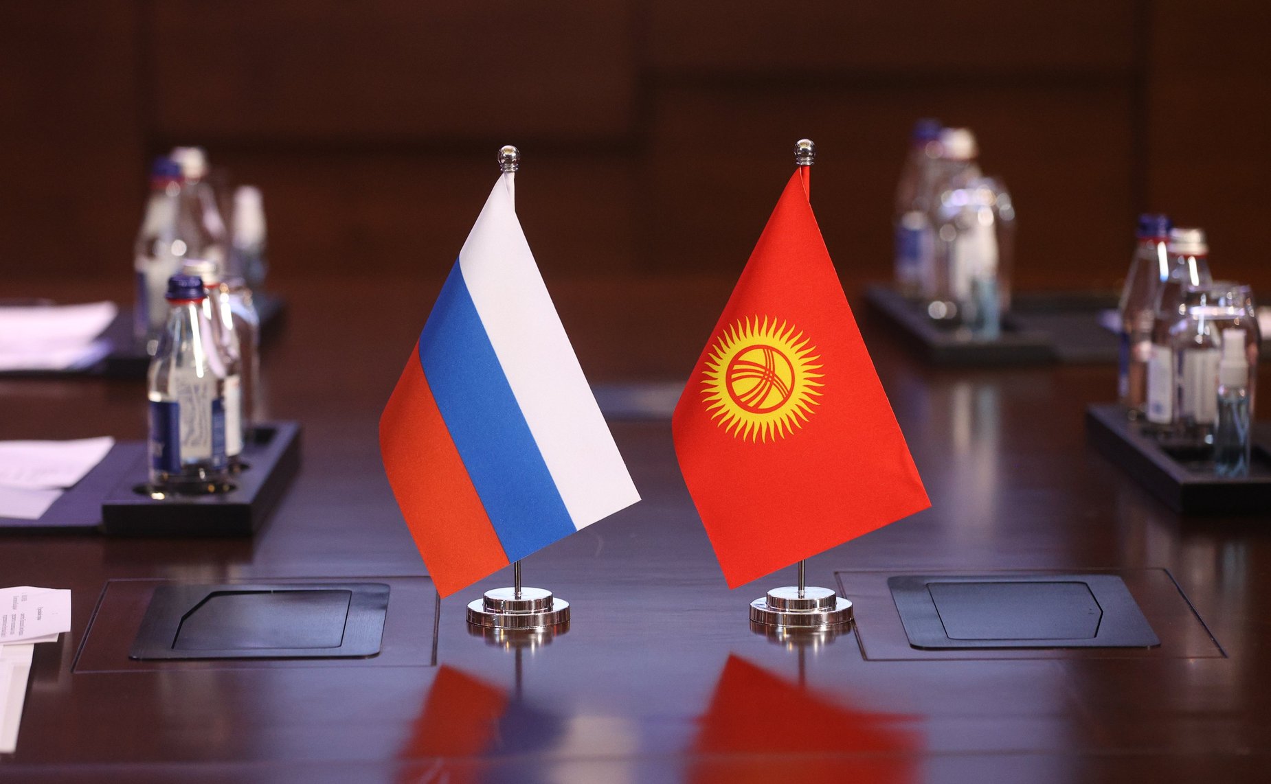 Встреча Председателя Совета МПА СНГ, Председателя СФ Валентины Матвиенко с Председателем Жогорку Кенеша Кыргызской Республики Талантом Турдумаматовичем Мамытовым