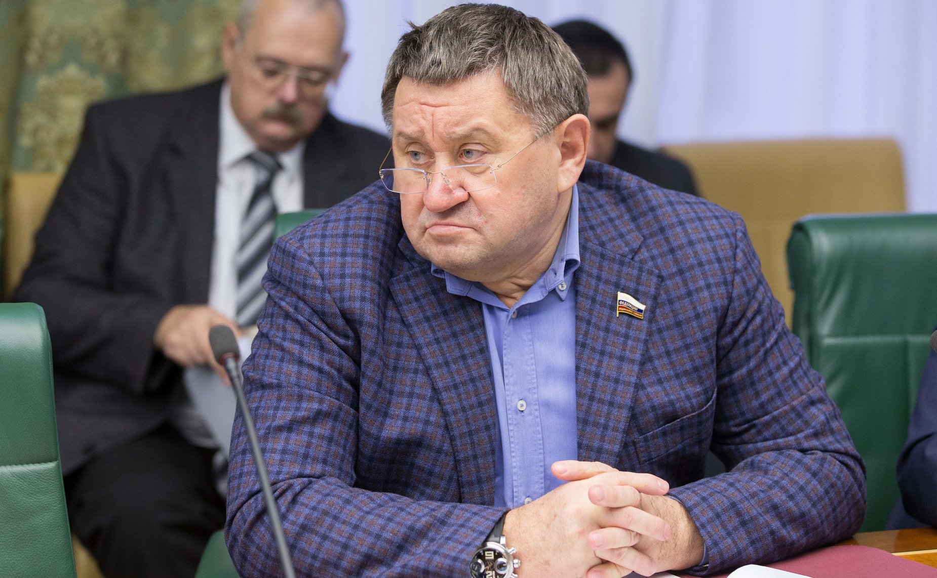 Заседание Комитета Совета Федерации по аграрно-продовольственной политике и природопользованию Пономарев