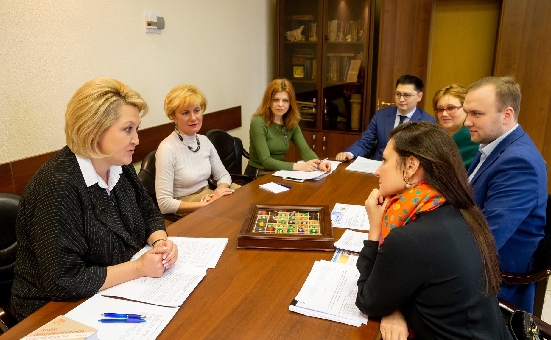 Встреча Л. Гумеровой с организаторами конкурса «Моя страна — моя Россия»