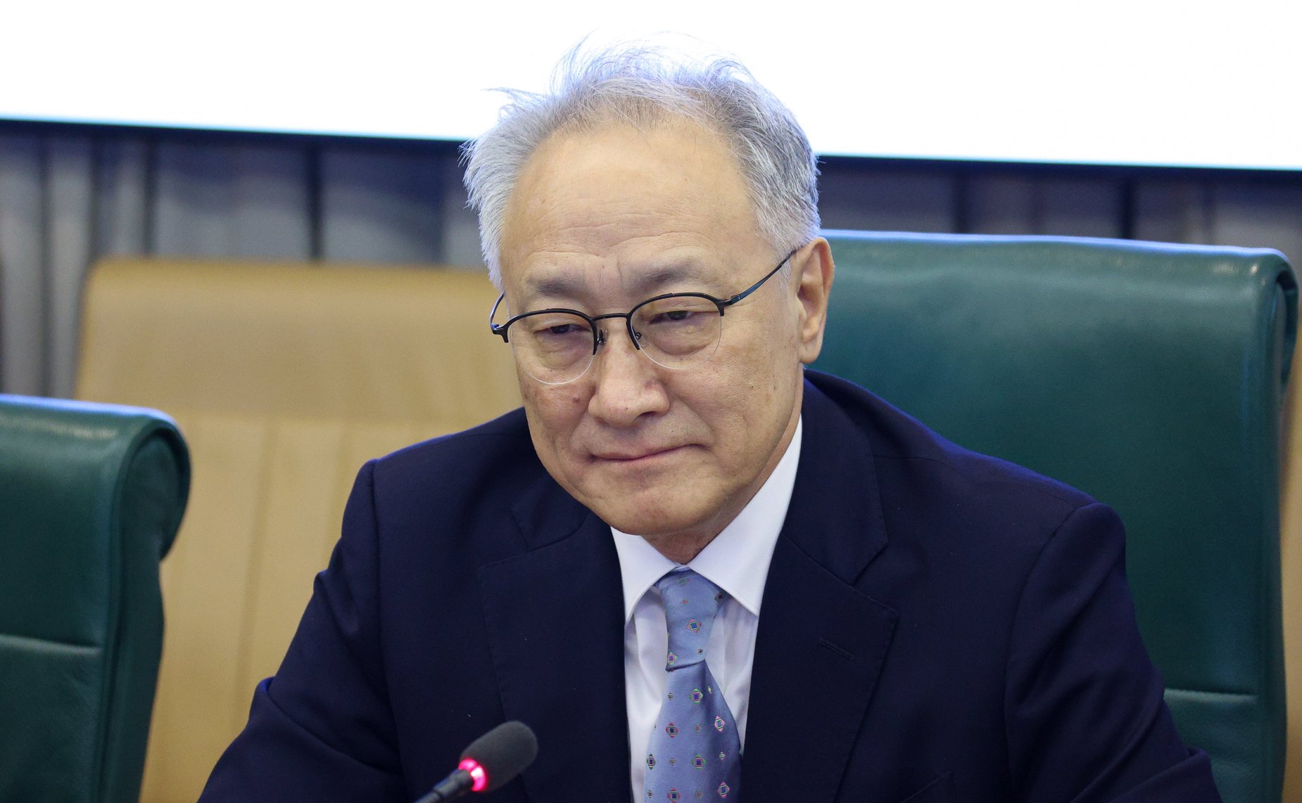 Встреча председателя Комитета Совета Федерации по международным делам Григория Карасина с Чрезвычайным и Полномочным Послом Республики Корея в Российской Федерации