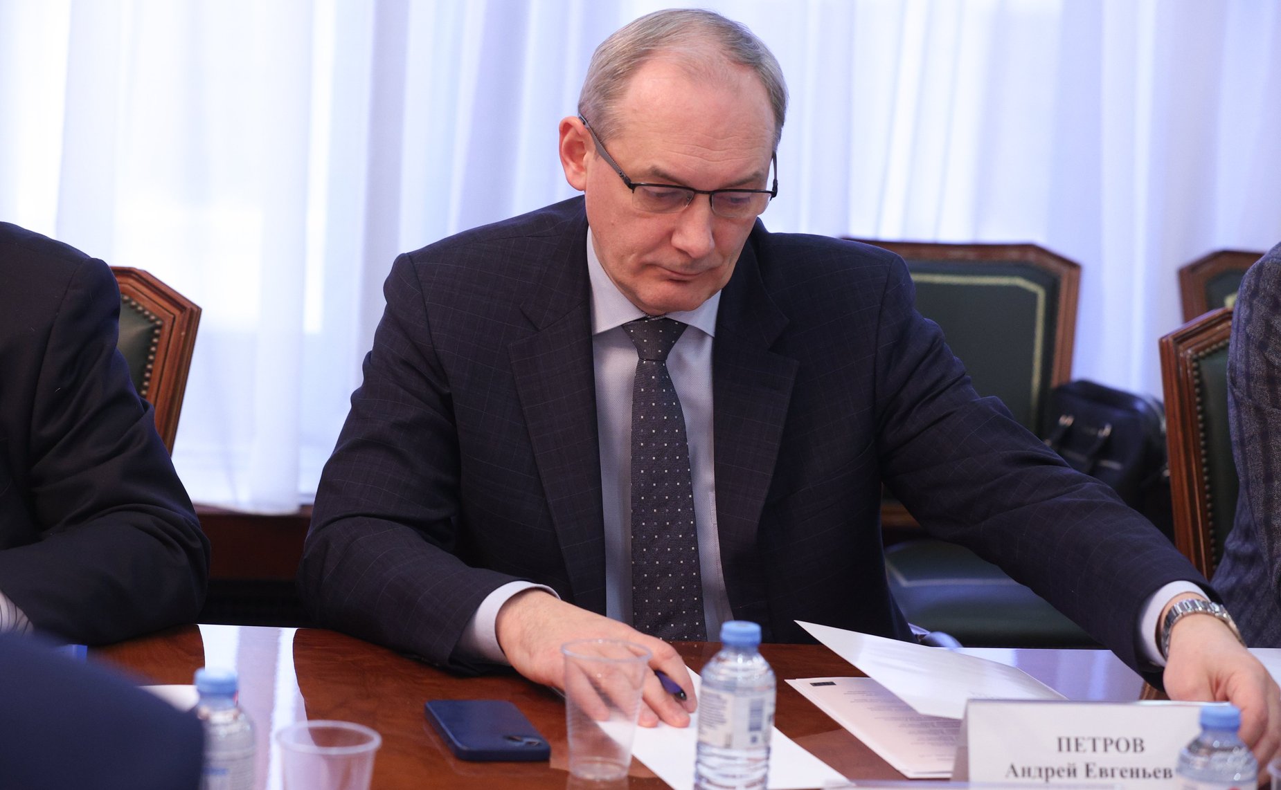 Заместитель Председателя СФ Константин Косачев провел заседание рабочей группы по подготовке X Парламентского форума БРИКС