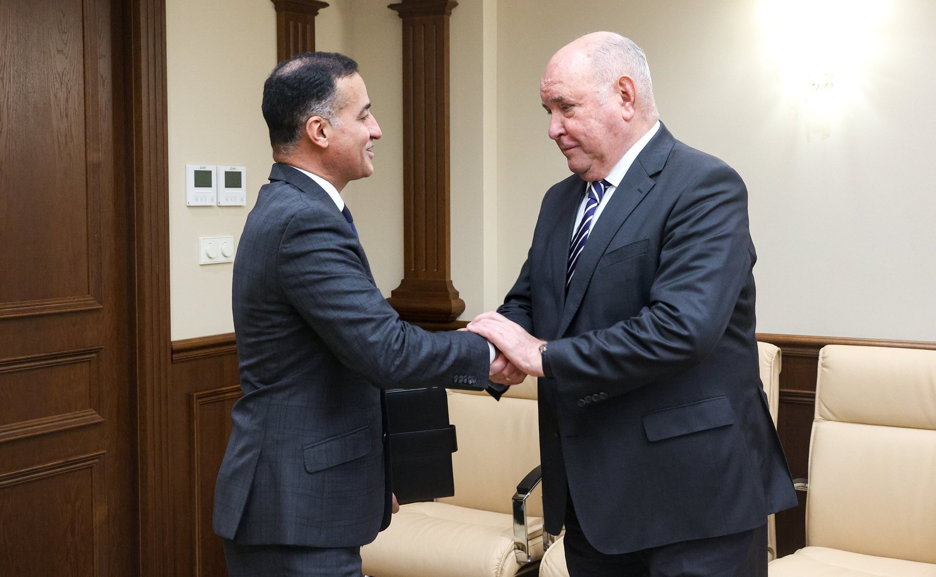 Встреча Григория Карасина с Чрезвычайным и Полномочным Послом Арабской Республики Египет в Российской Федерации