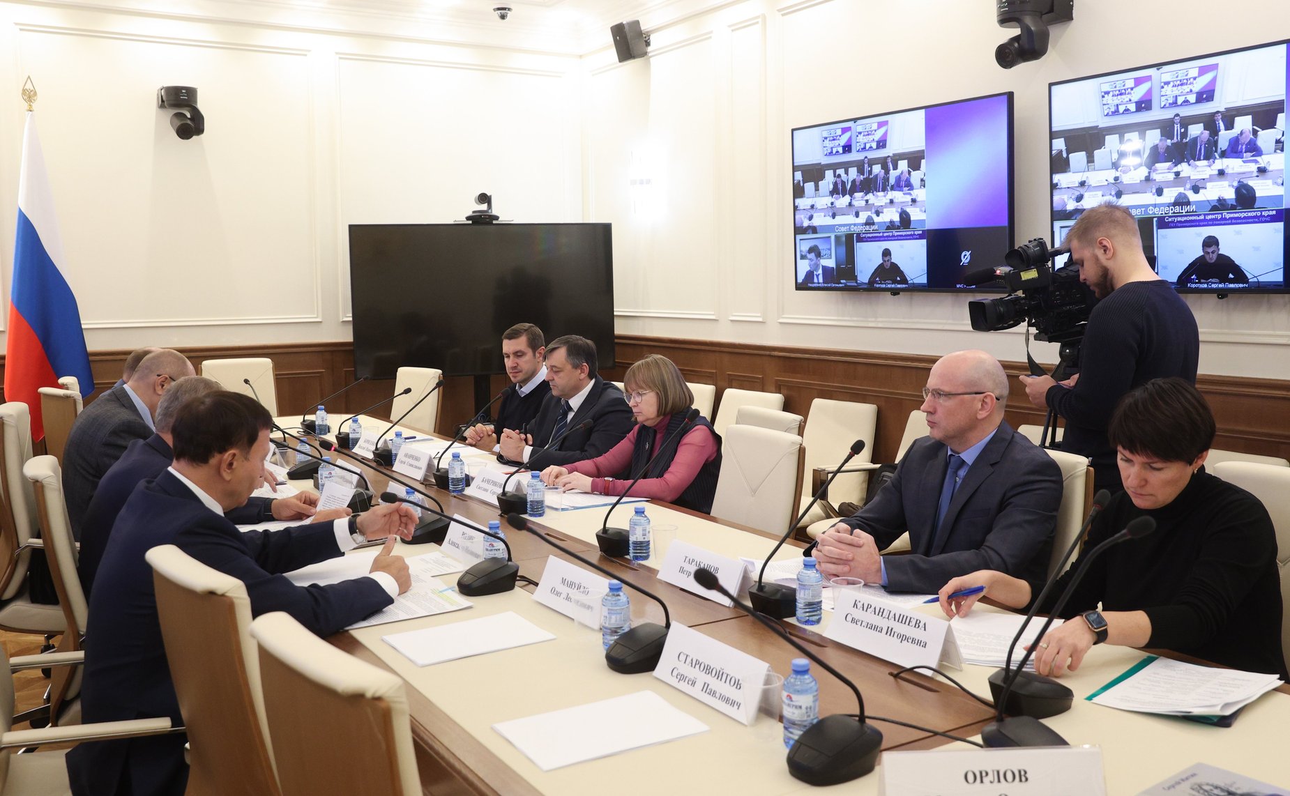 Совещание Комитета СФ по аграрно-продовольственной политике и природопользованию на тему «Обсуждение предложения правительства Приморского края о внесении изменений в некоторые законодательные акты РФ»