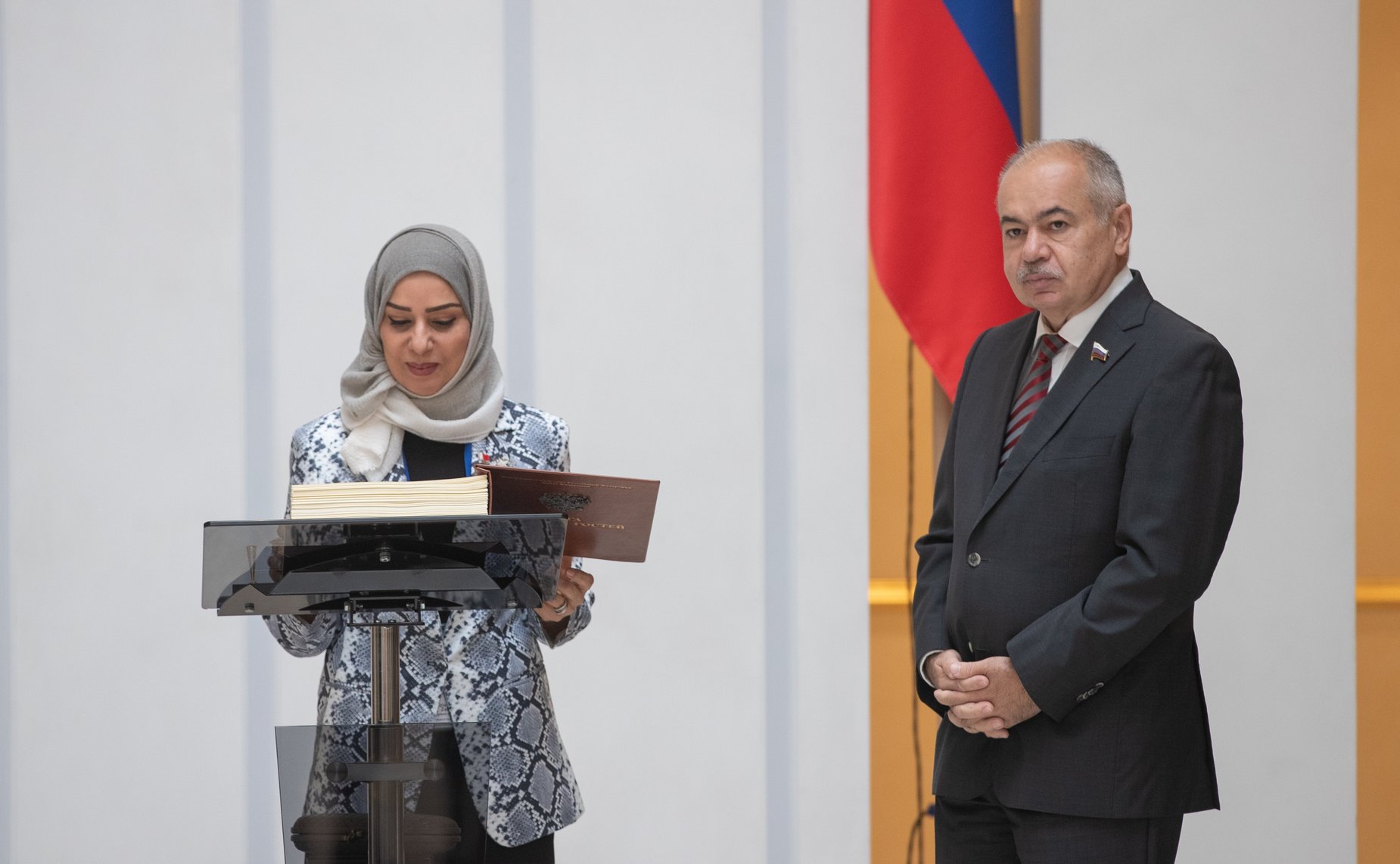 Встреча В. Матвиенко с Председателем Палаты депутатов Национального собрания Королевства Бахрейн Фаузией Абдалла Зейнал