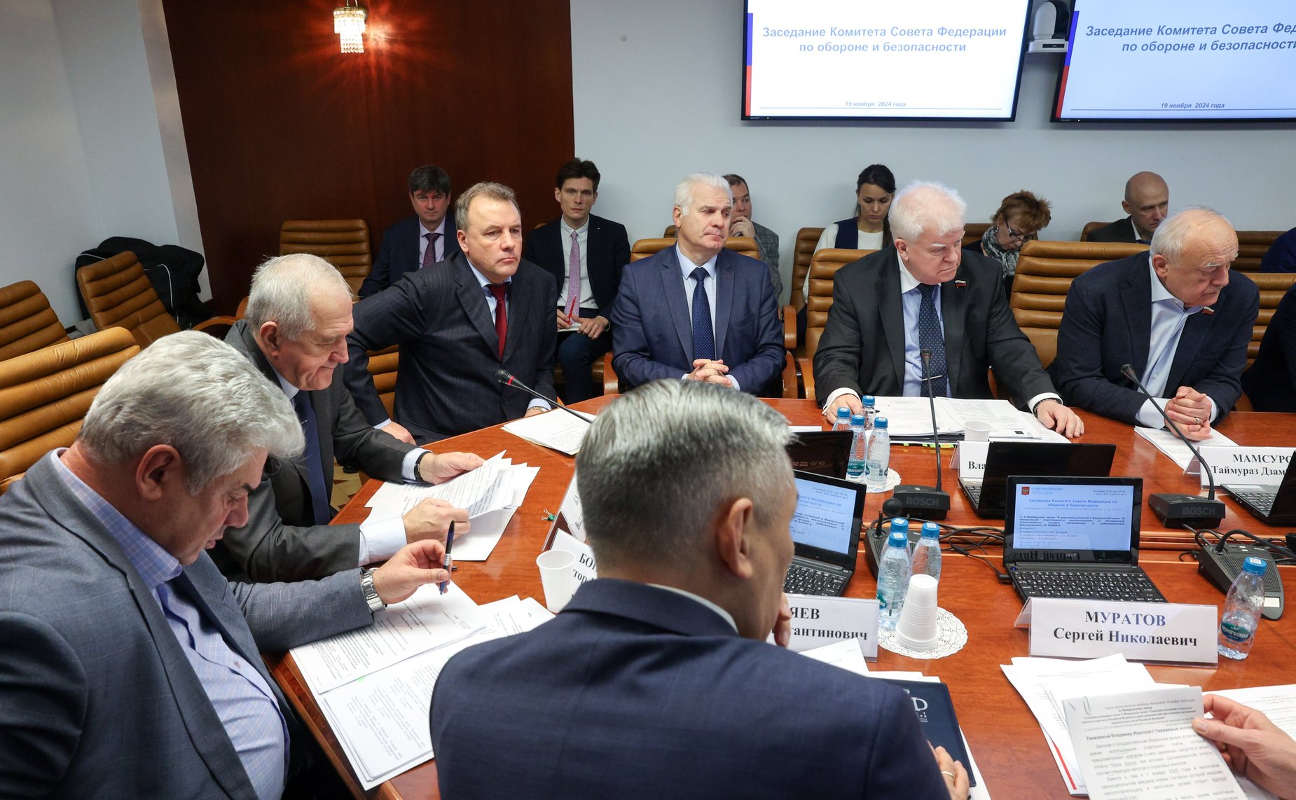 Заседание Комитета Совета Федерации по обороне и безопасности