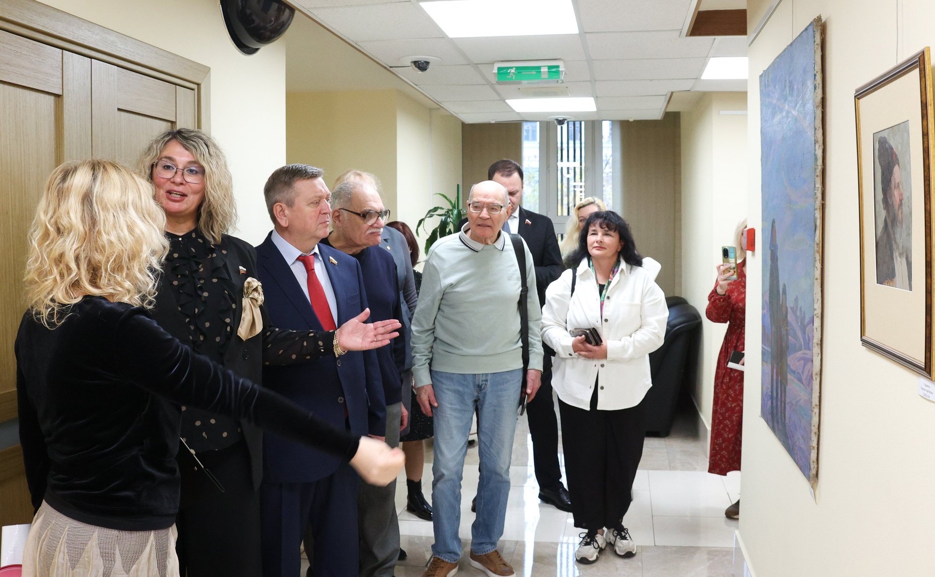 Открытие выставки работ Московского союза художников «Победа за нами»