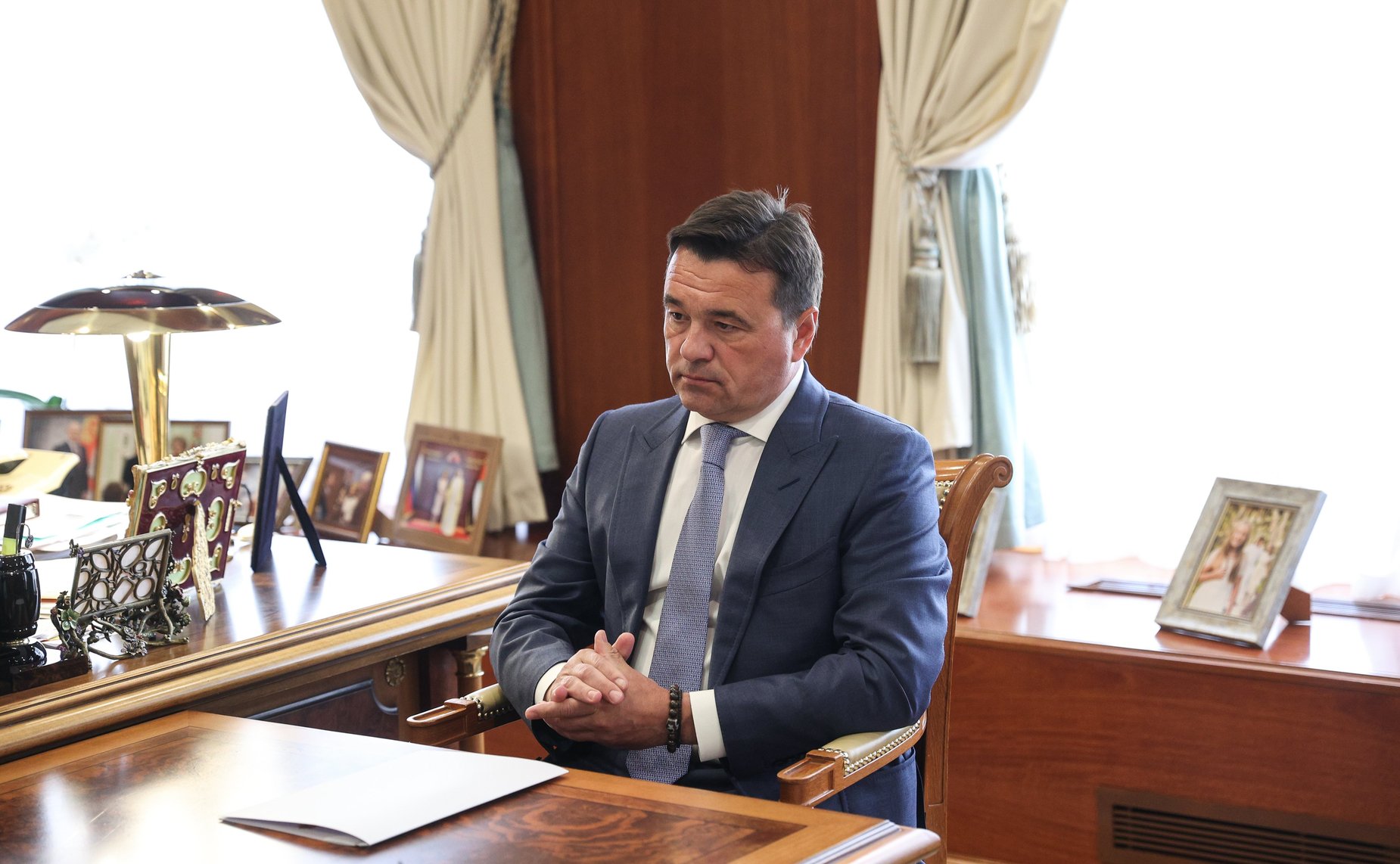 Валентина Матвиенко провела встречу с губернатором Московской области Андреем Воробьевым