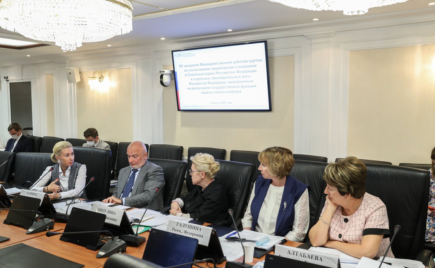 XV заседание Межведомственной рабочей группы по согласованию предложений о поправках в Семейный кодекс РФ и отдельные законодательные акты РФ, направленные на реализацию государственной функции защиты семьи и ребенка