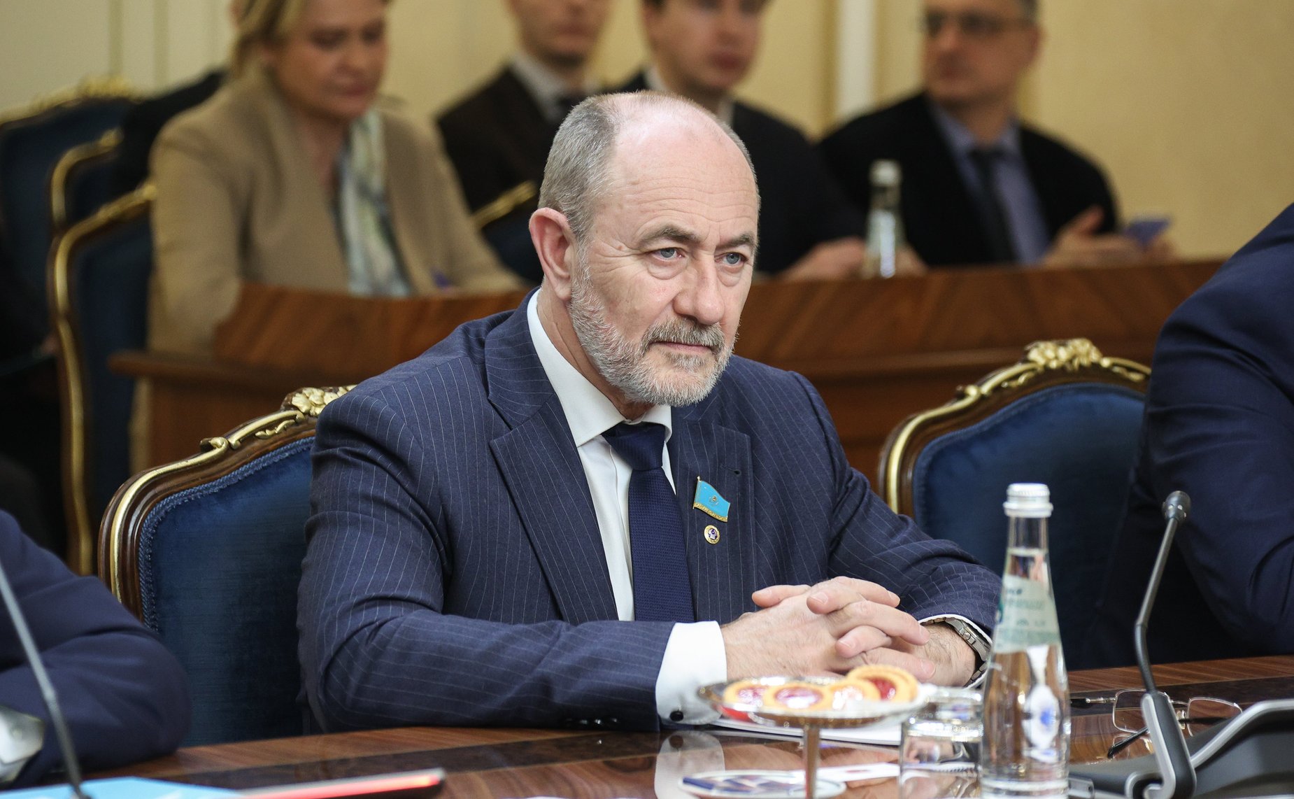 Валентина Матвиенко провела встречу с Председателем Мажилиса Парламента Республики Казахстан Ерланом Кошановым