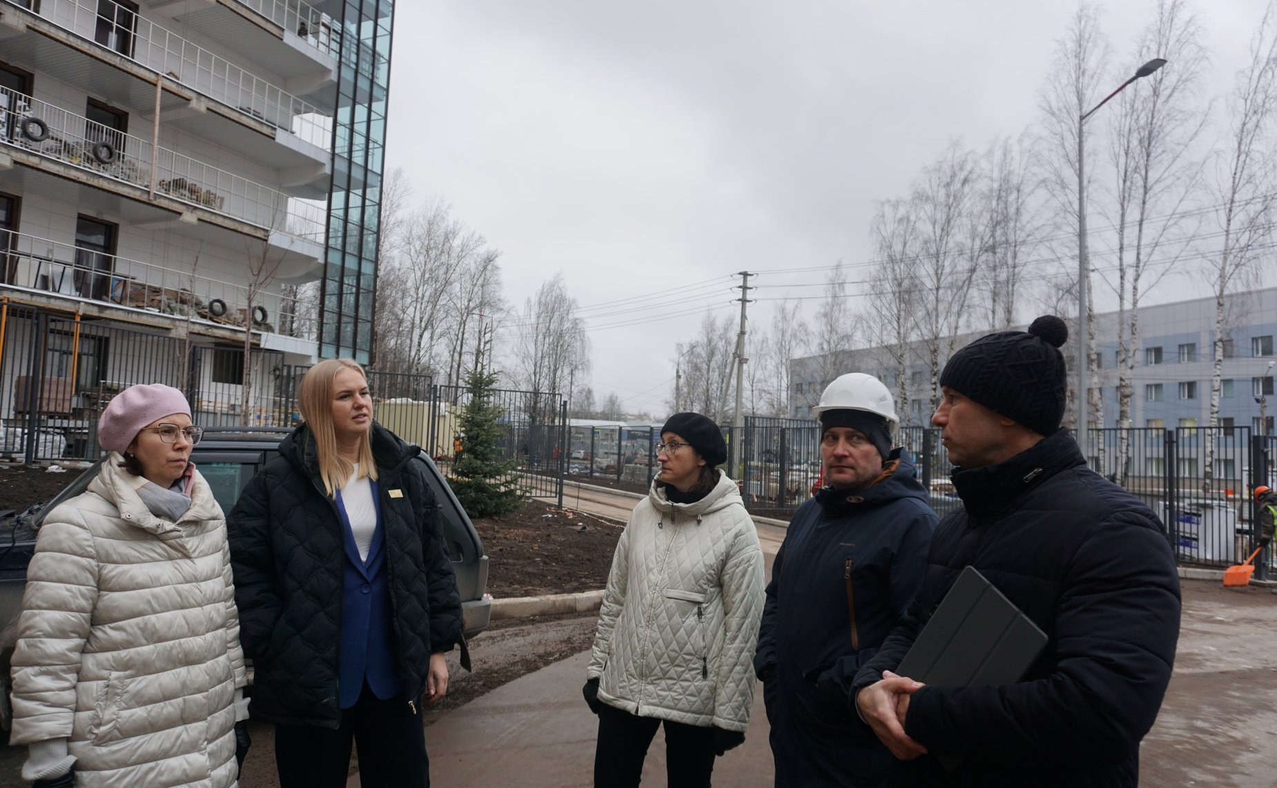 Екатерина Грибкова оценила ход строительства объектов здравоохранения в Сыктывкаре