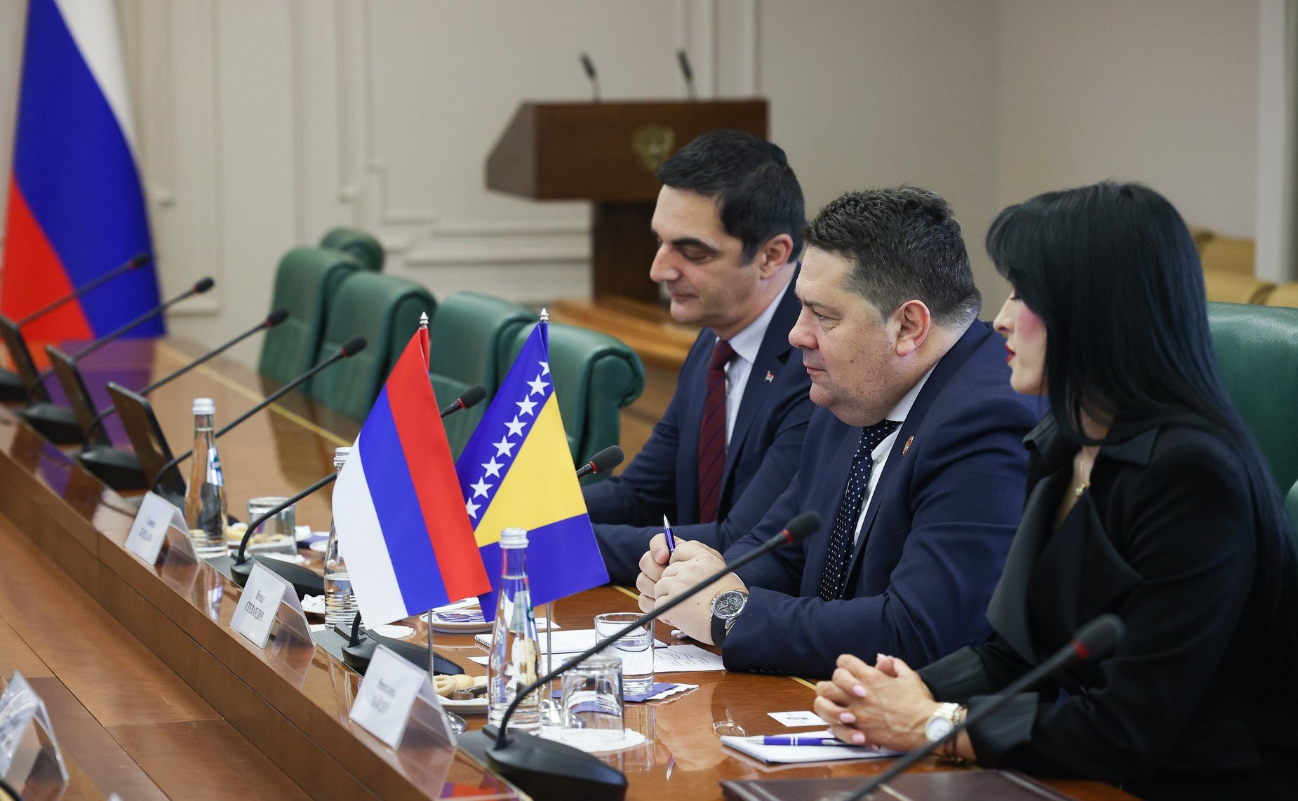 Константин Косачев встретился с Председателем Народной скупщины Республики Сербской (Босния и Герцеговина) Ненадом Стевандичем