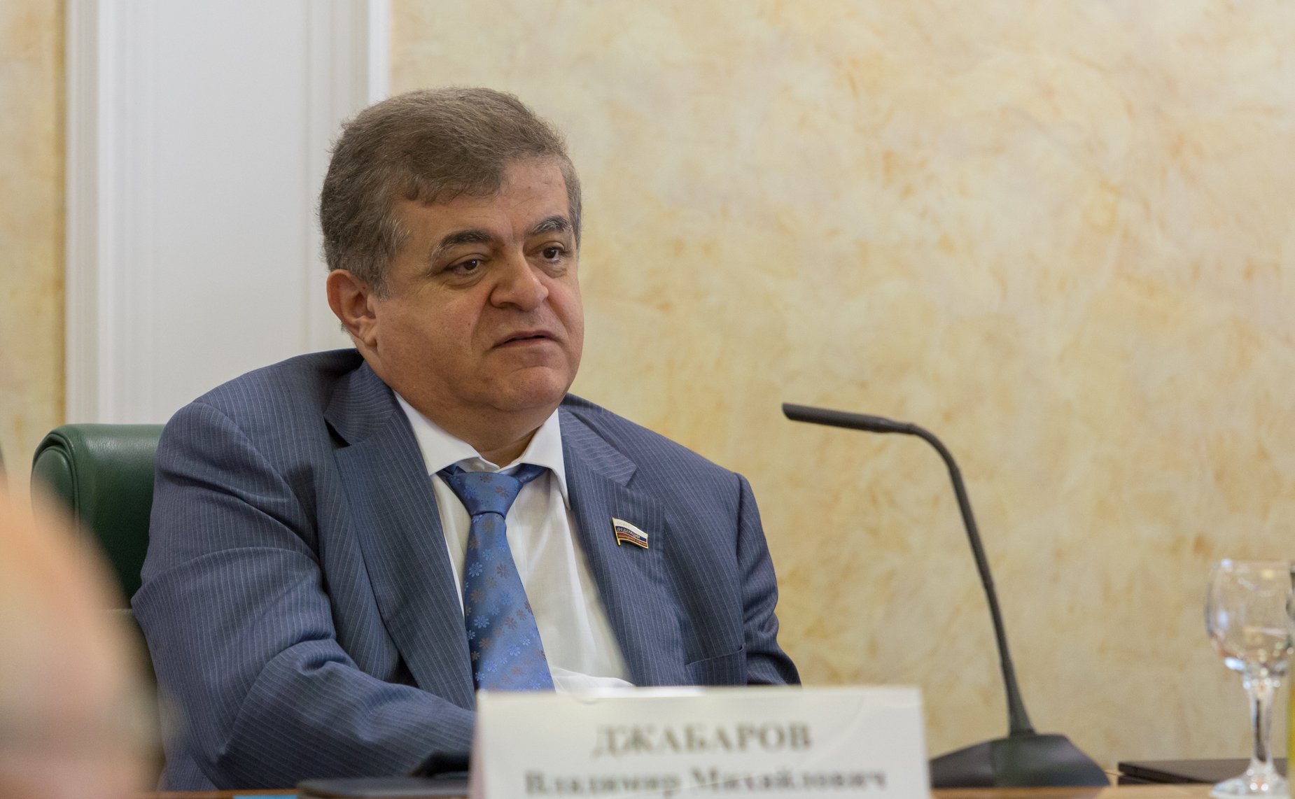 Заседание Комитета общественной поддержки жителей Юго-Востока Украины по вопросам оказания помощи беженцам В. Джабаров