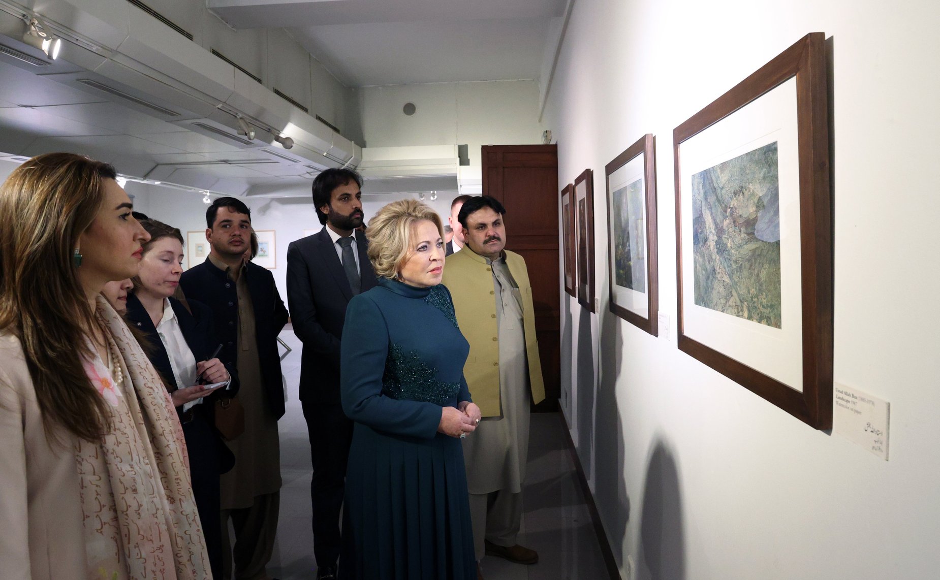 Председатель Совета Федерации Валентина Матвиенко посетила Национальную галерею искусств