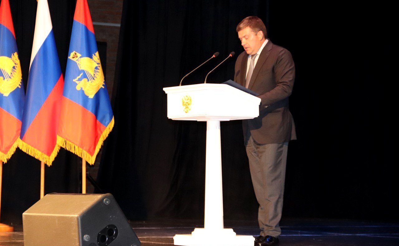 Николай Журавлев выступил на торжественном собрании, посвящённом 78-й годовщине образования Костромской области